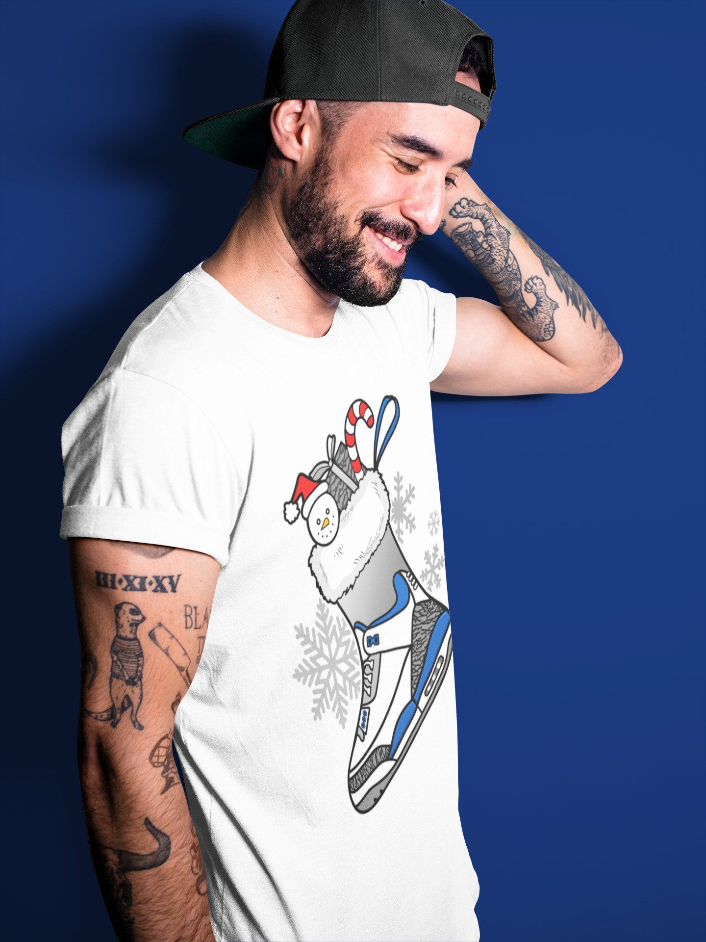 Jordan 3 Racer Blue Shirt To Match Jordans Sneaker Stocking Sneaker Tees Jordan 3 Racer Blue Drip Gear Zone Sneaker Matching Clothing Unisex Shirts