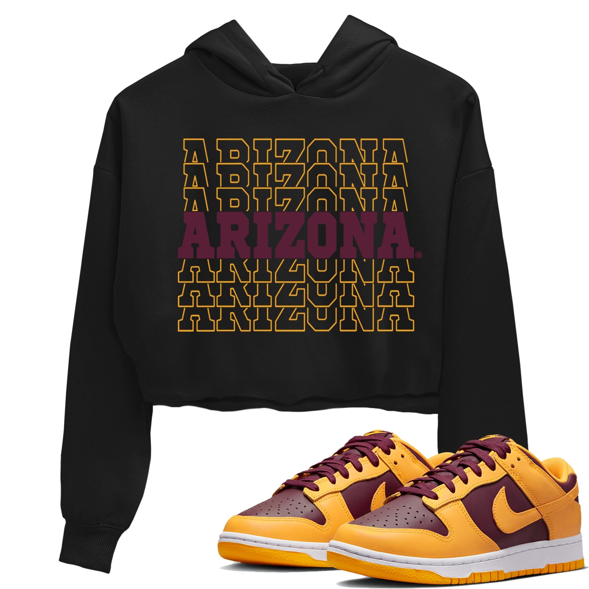 Dunk Arizona State Sneaker Match Tees Sneaker Text Sneaker Tees Dunk Arizona State Jordan to match sneaker T-Shirt Women's Shirts
