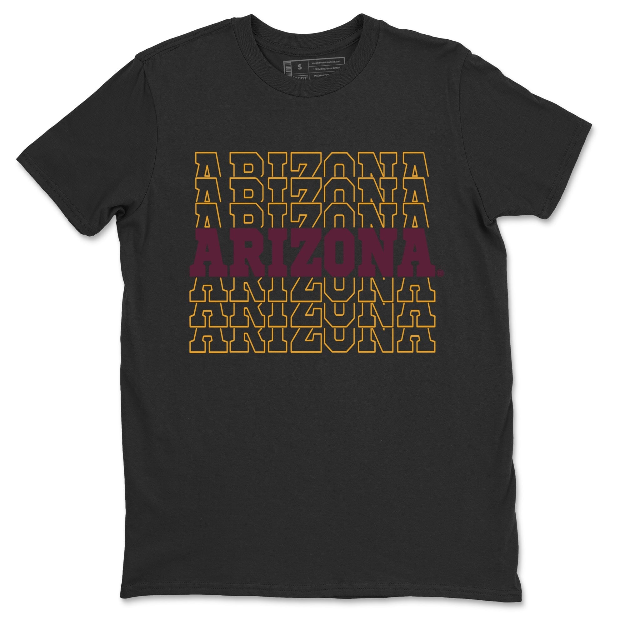 Dunk Arizona State Sneaker Match Tees Sneaker Text Sneaker Tees Dunk Arizona State Jordan to match sneaker T-Shirt Crew Neck Shirts