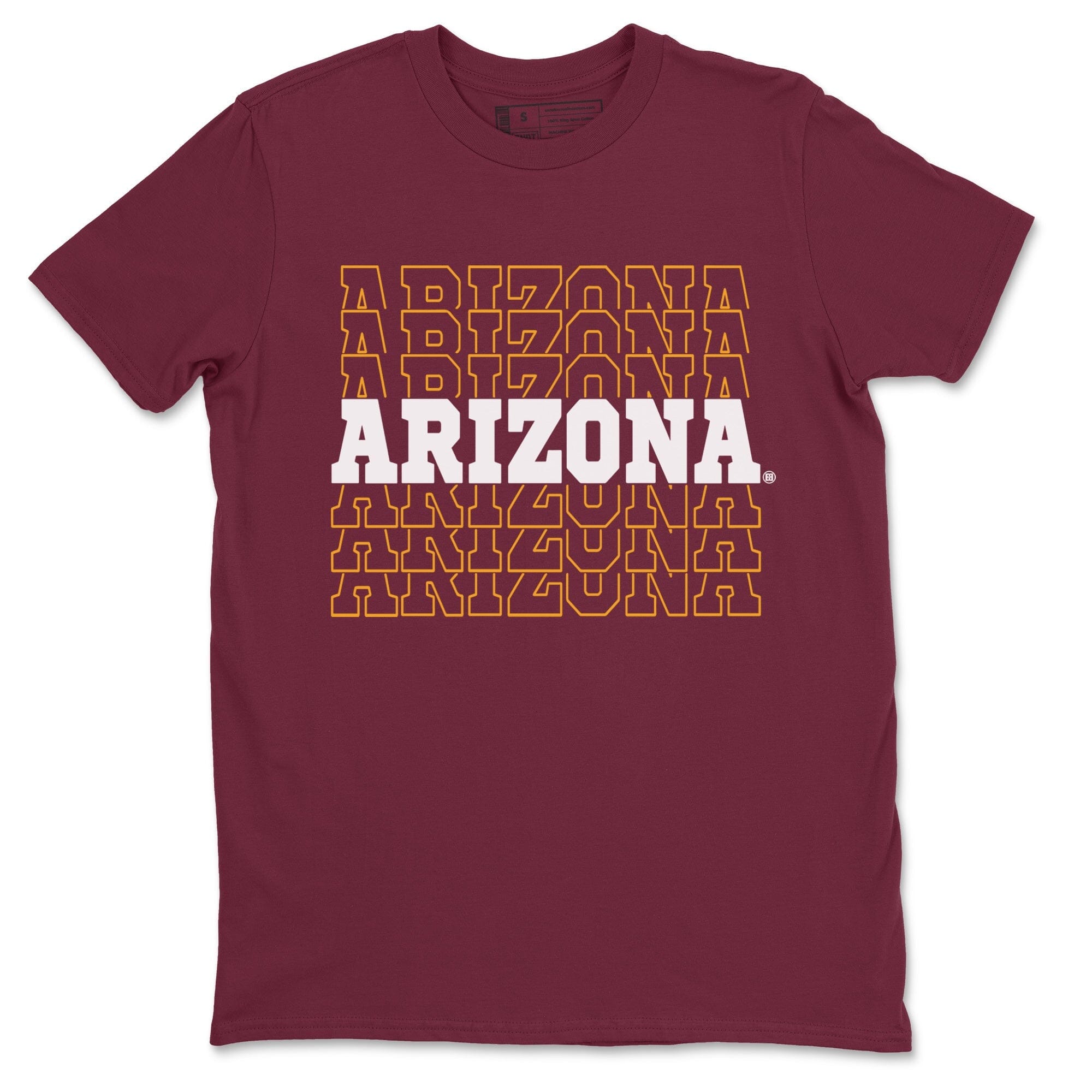 Dunk Arizona State Sneaker Match Tees Sneaker Text Sneaker Tees Dunk Arizona State Jordan to match sneaker T-Shirt Crew Neck Shirts