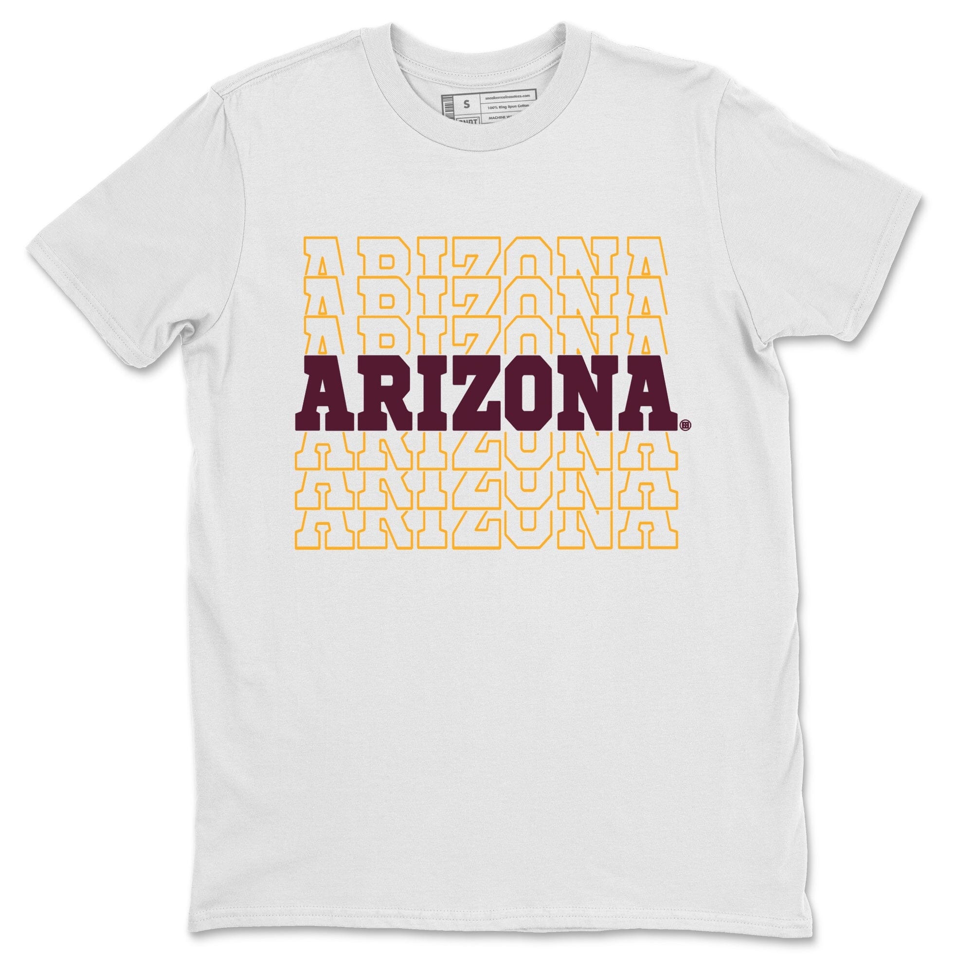Dunk Arizona State Sneaker Match Tees Sneaker Text Sneaker Tees Dunk Arizona State Jordan to match sneaker T-Shirt Crew Neck Shirts