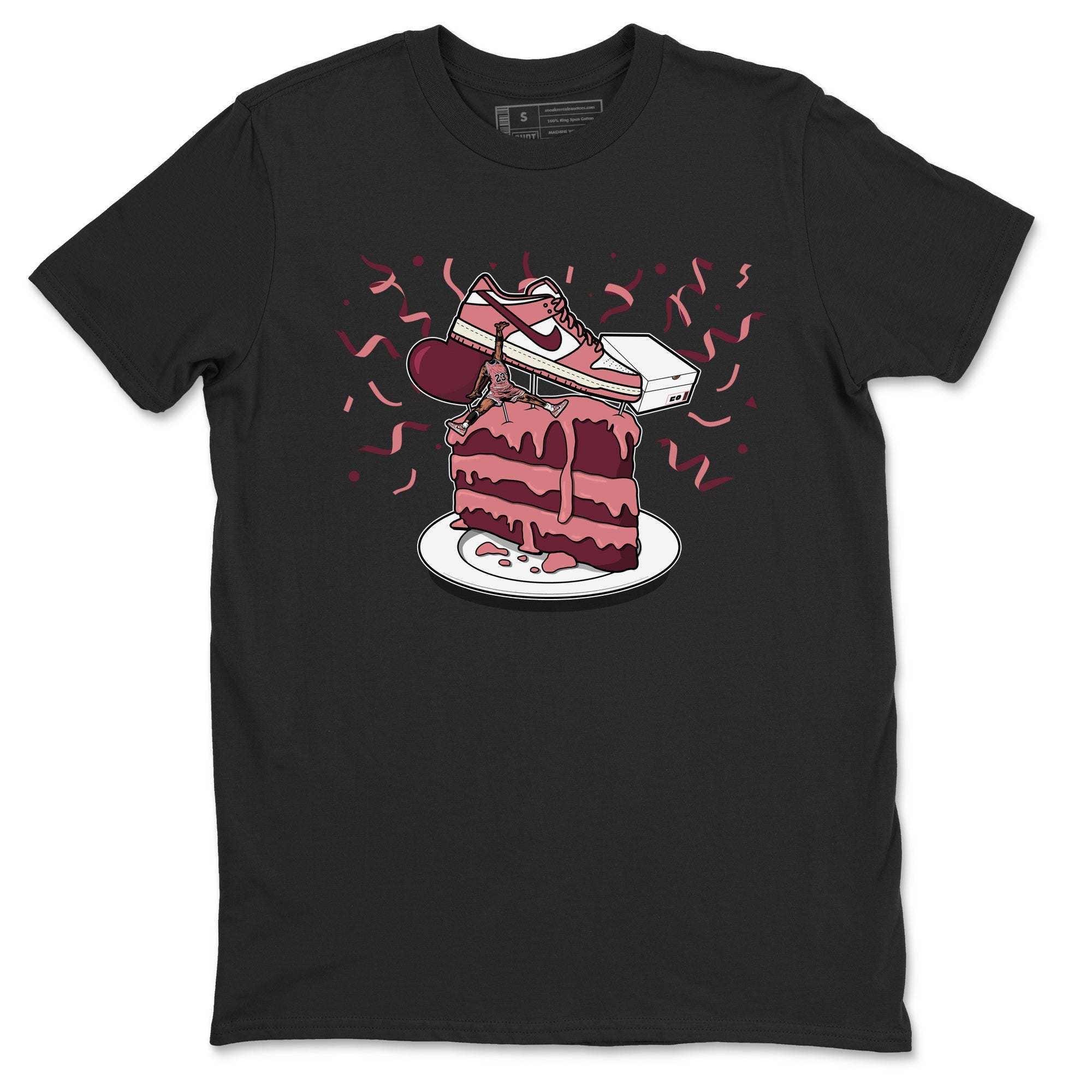 Dunk Valentine's Day shirt to match jordans streetwear brand Sneaker Topper sneaker tees Dunk Low Valentine's Day Drip Gear Zone unisex cotton Black 2 crew neck shirt