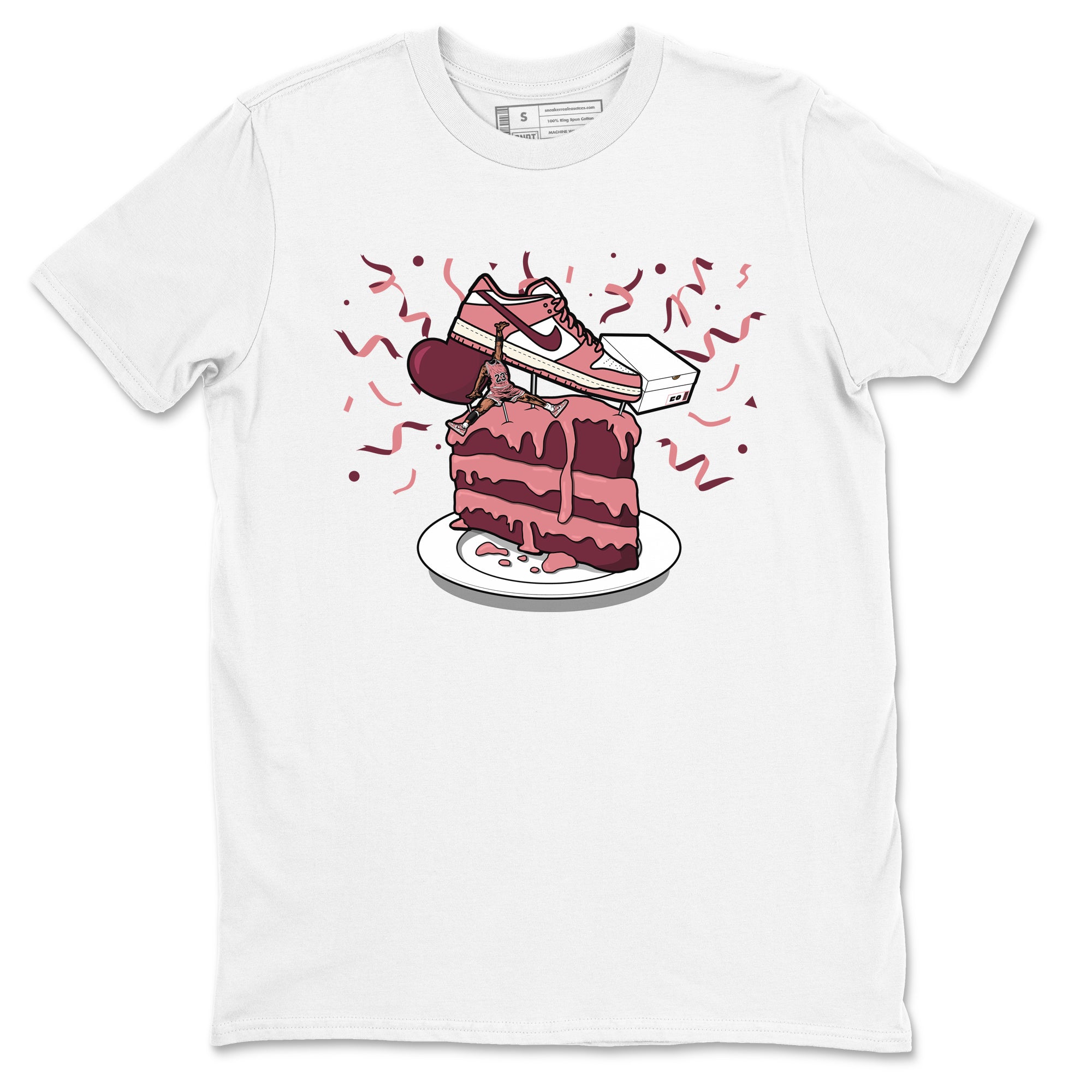 Dunk Valentine's Day shirt to match jordans streetwear brand Sneaker Topper sneaker tees Dunk Low Valentine's Day Drip Gear Zone unisex cotton White 2 crew neck shirt