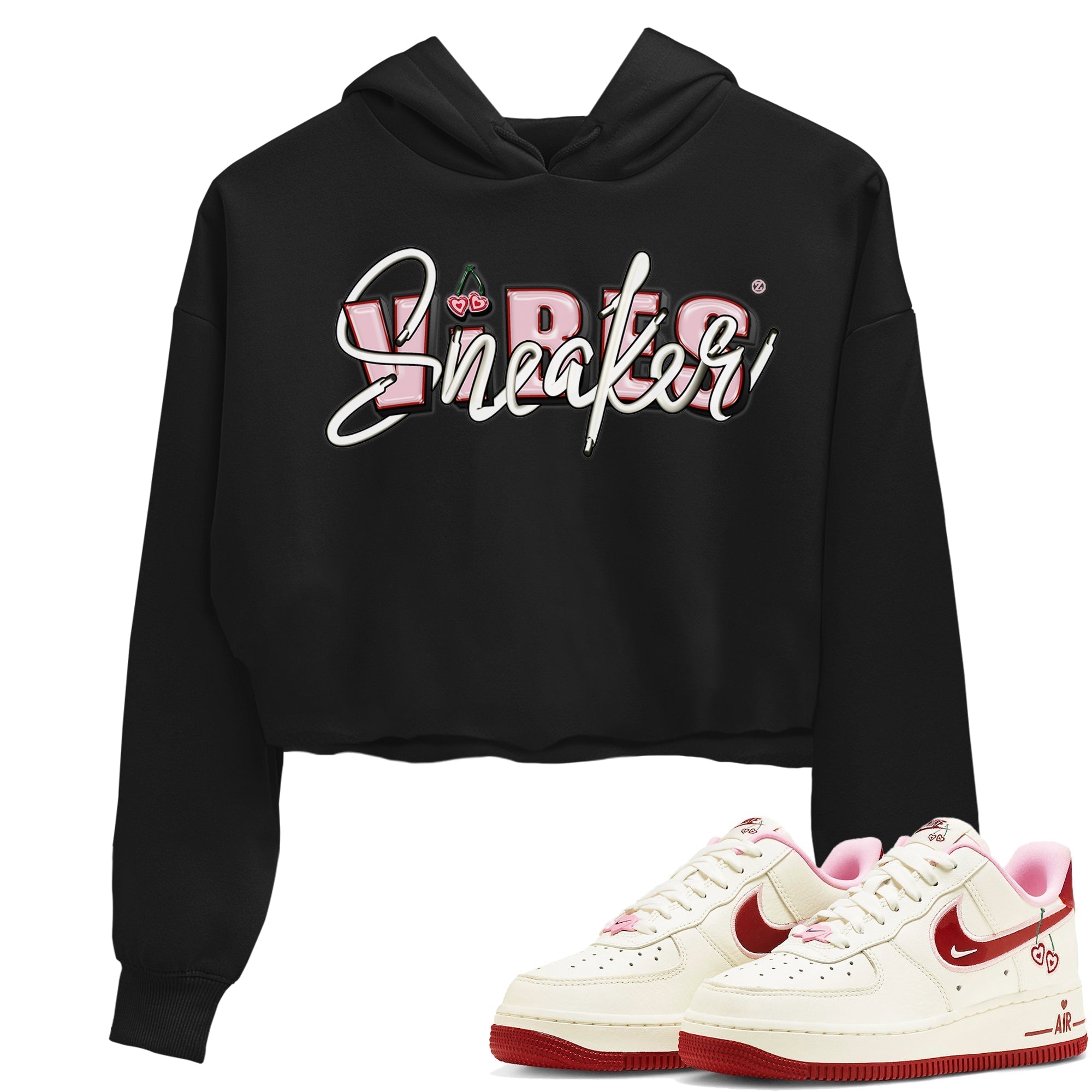 Air Force 1 Valentines Day Sneaker Match Tees Sneaker Vibes Sneaker Tees Air Force 1 Valentines Day Jordan to match sneaker T-Shirt Women's Shirts