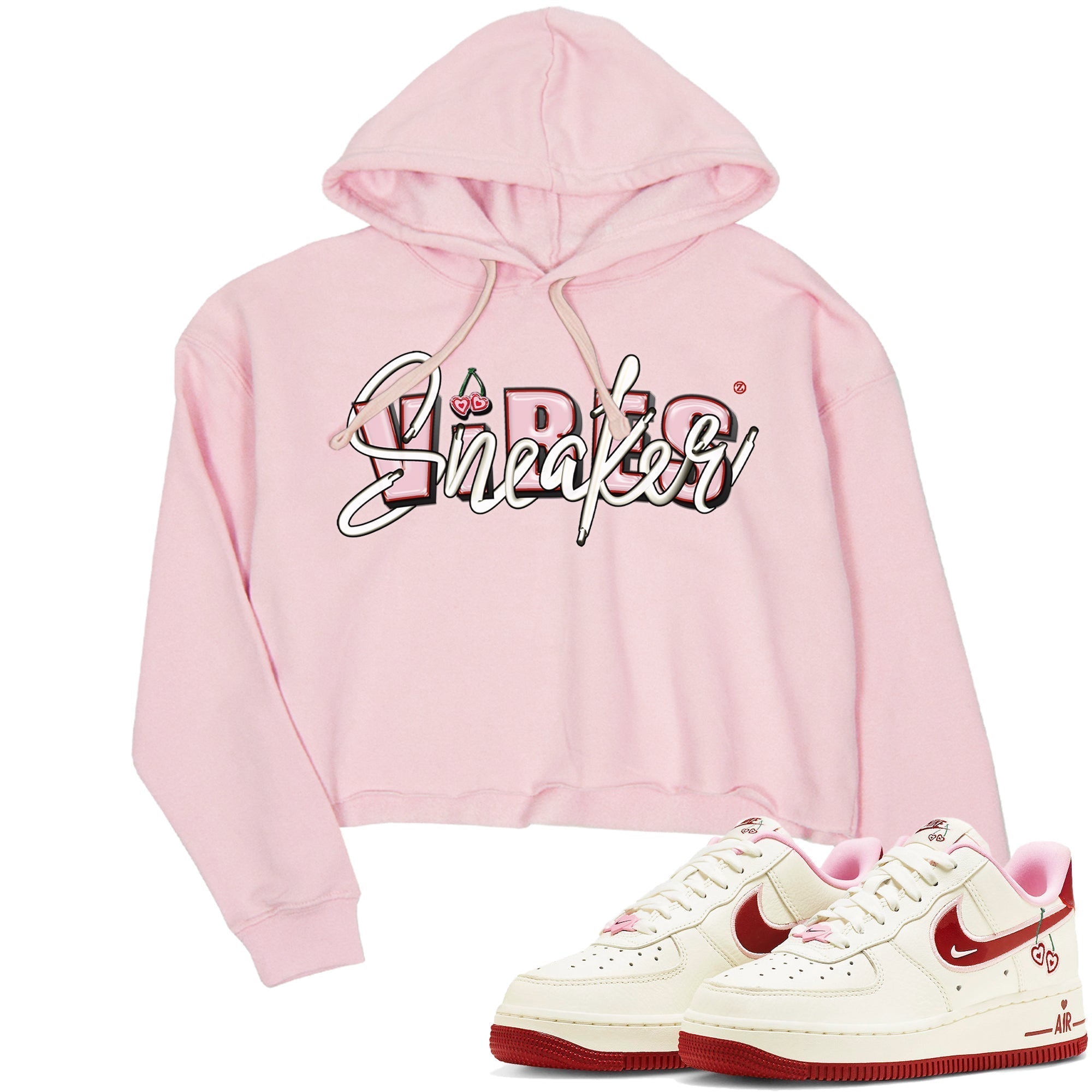 Air Force 1 Valentines Day Sneaker Match Tees Sneaker Vibes Sneaker Tees Air Force 1 Valentines Day Jordan to match sneaker T-Shirt Women's Shirts