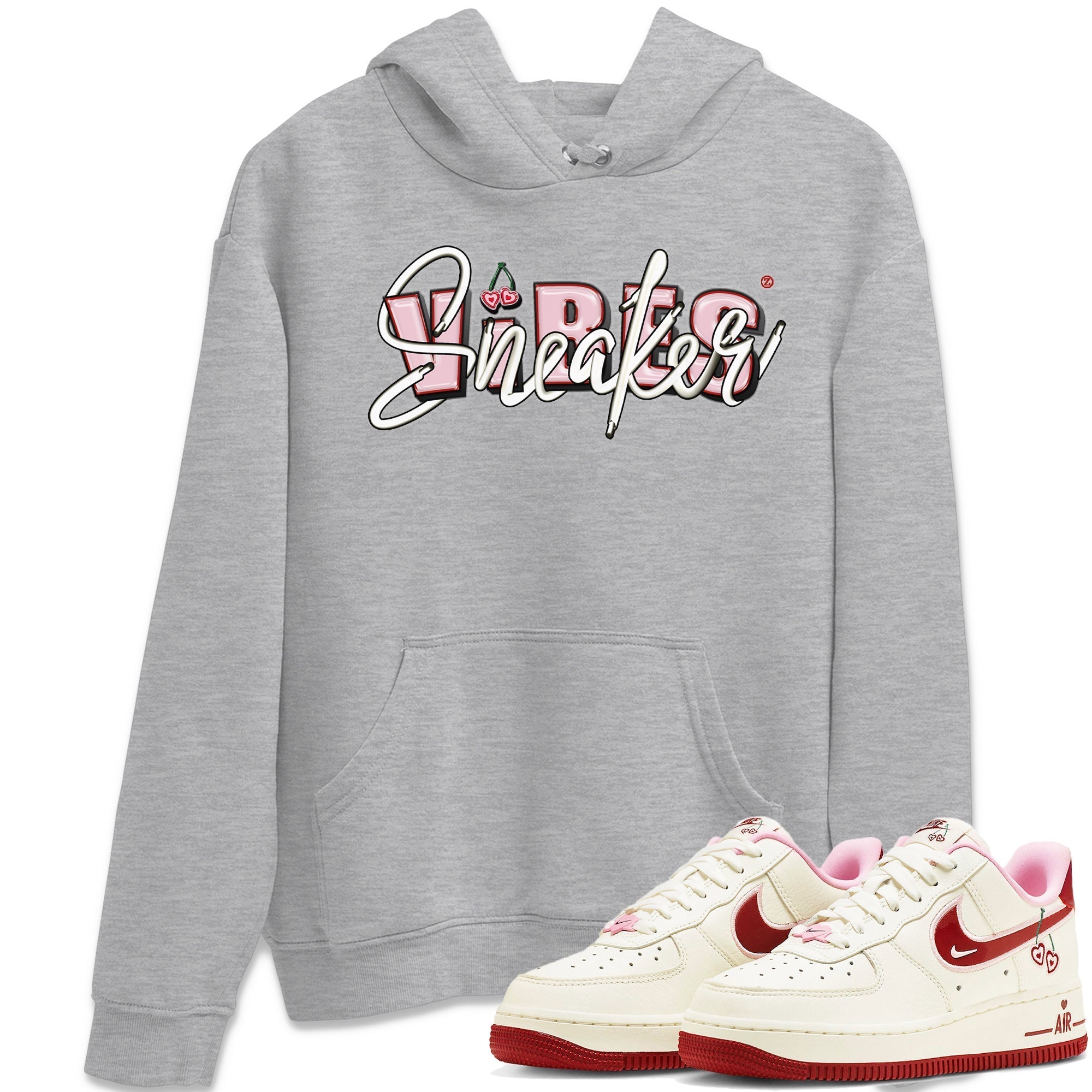 Air Force 1 Valentines Day Sneaker Match Tees Sneaker Vibes Sneaker Tees Air Force 1 Valentines Day Jordan to match sneaker T-Shirt Crew Neck Shirts