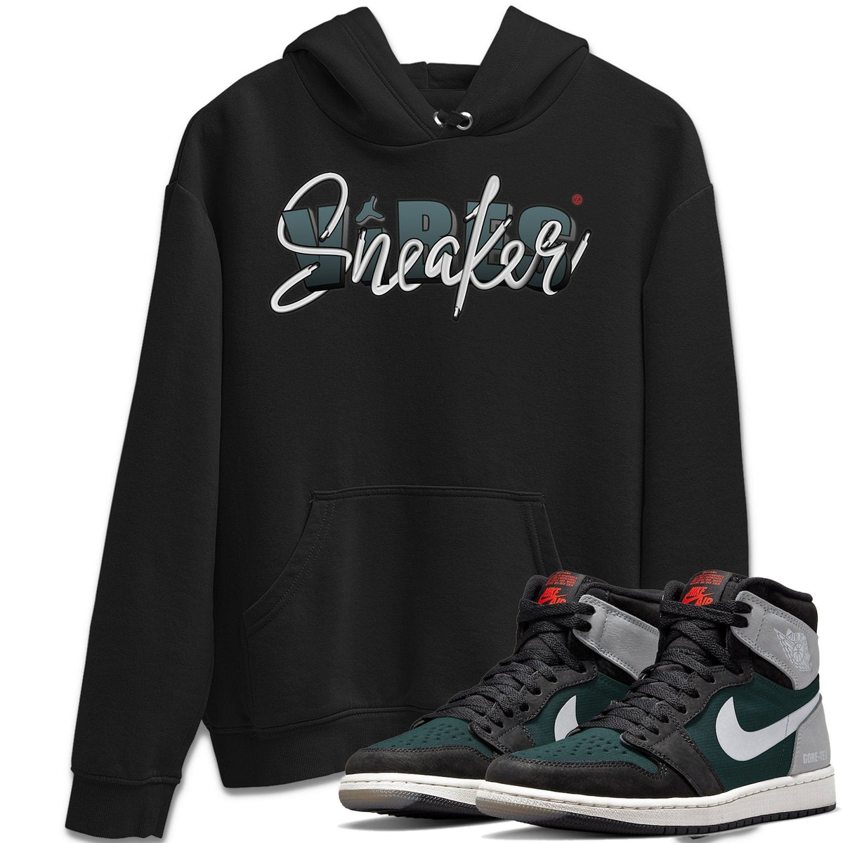 Jordan 1 Element Gore-Tex Black Grey Sneaker Matching T-Shirt Sneaker Vibes Sneaker Tees Jordan 1 Element Gore-Tex Black Grey Sneaker Release Tees Crew Neck Tees