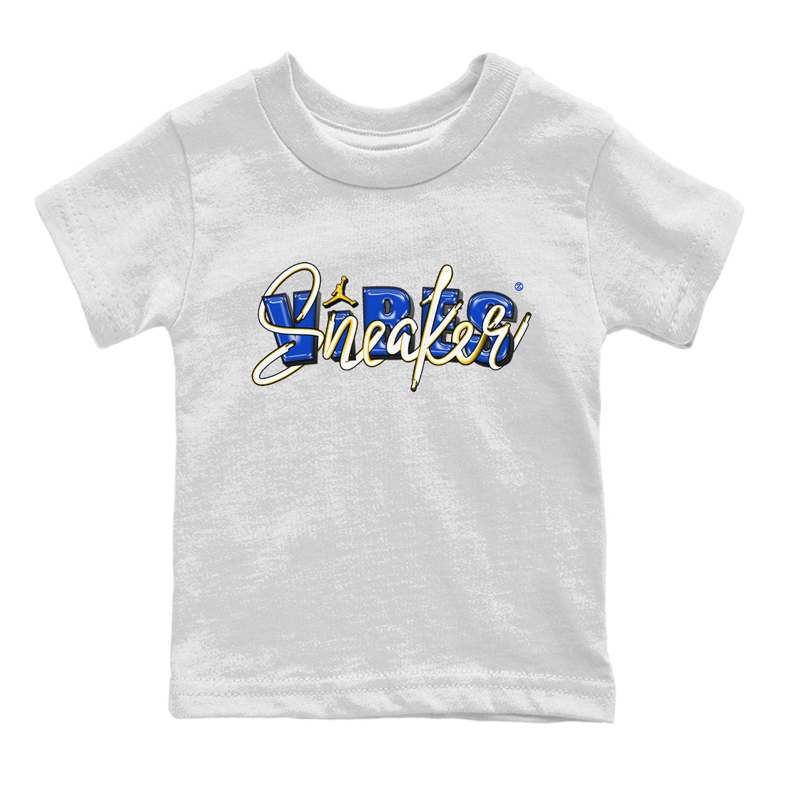 Jordan 1 Game Royal and Varsity Maize Sneaker Matching T-Shirt Sneaker Vibes Sneaker Tees Jordan 1 Game Royal and Varsity Maize Sneaker Release Tees Kids Shirts