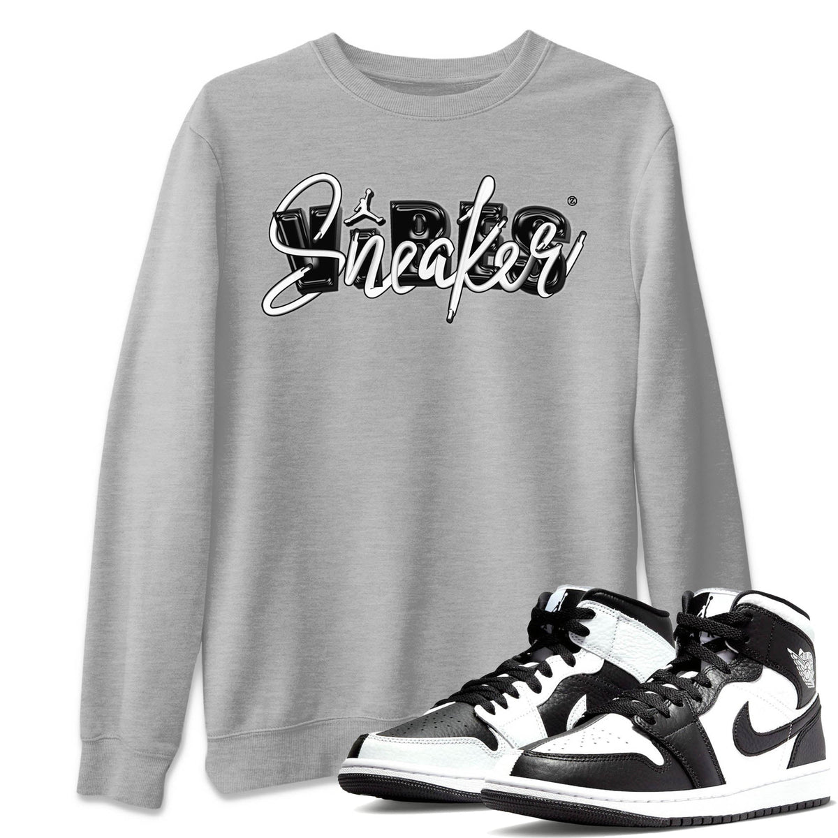 Jordan 1 Homage Sneaker Matching T-Shirt Sneaker Vibes Sneaker Tees Jordan 1 Homage Sneaker Release Tees Crew Neck Tees