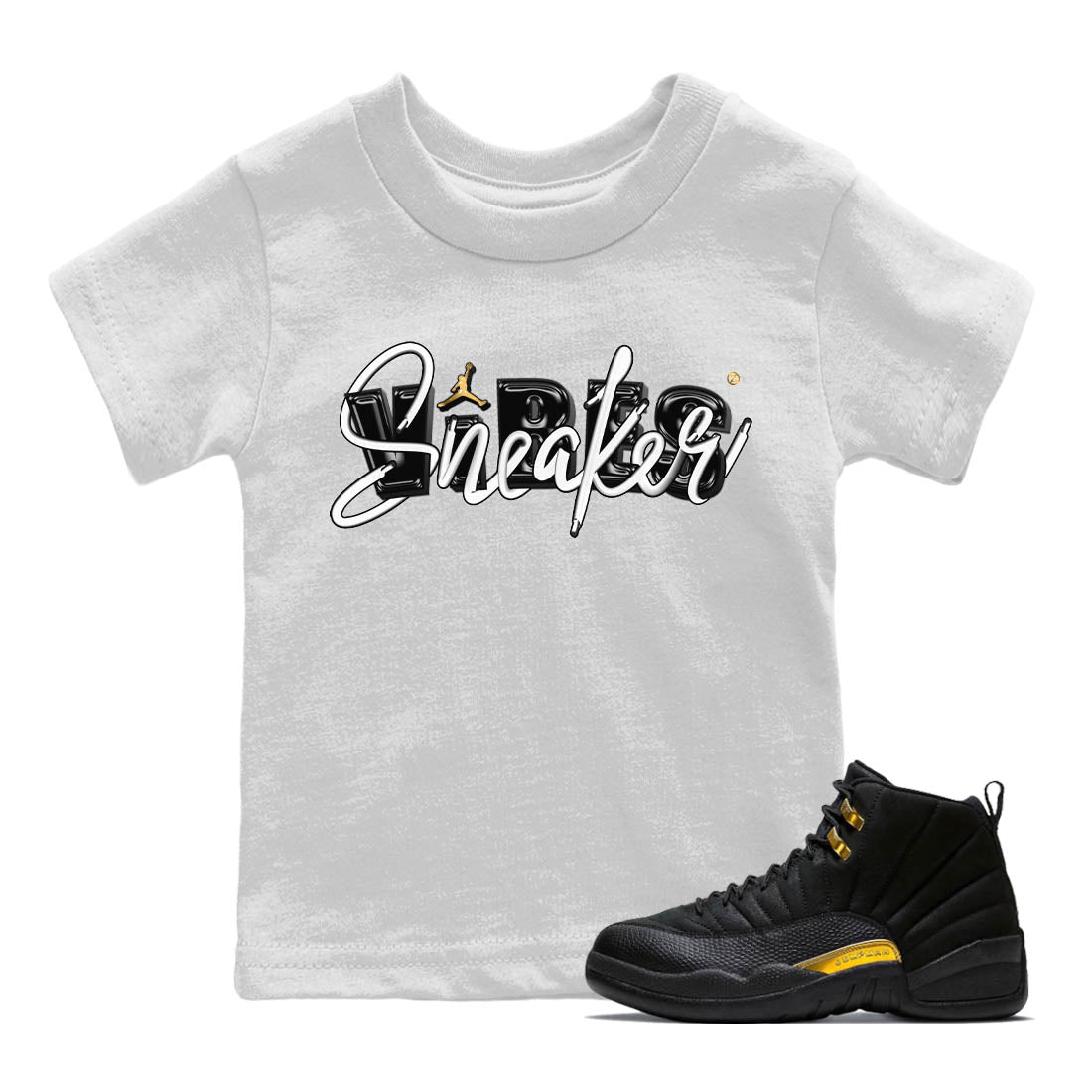 Jordan 12 Black Taxi Sneaker Matching T-Shirt Sneaker Vibes Sneaker Tees Jordan 12 Black Taxi Sneaker Release Tees Kids Shirts