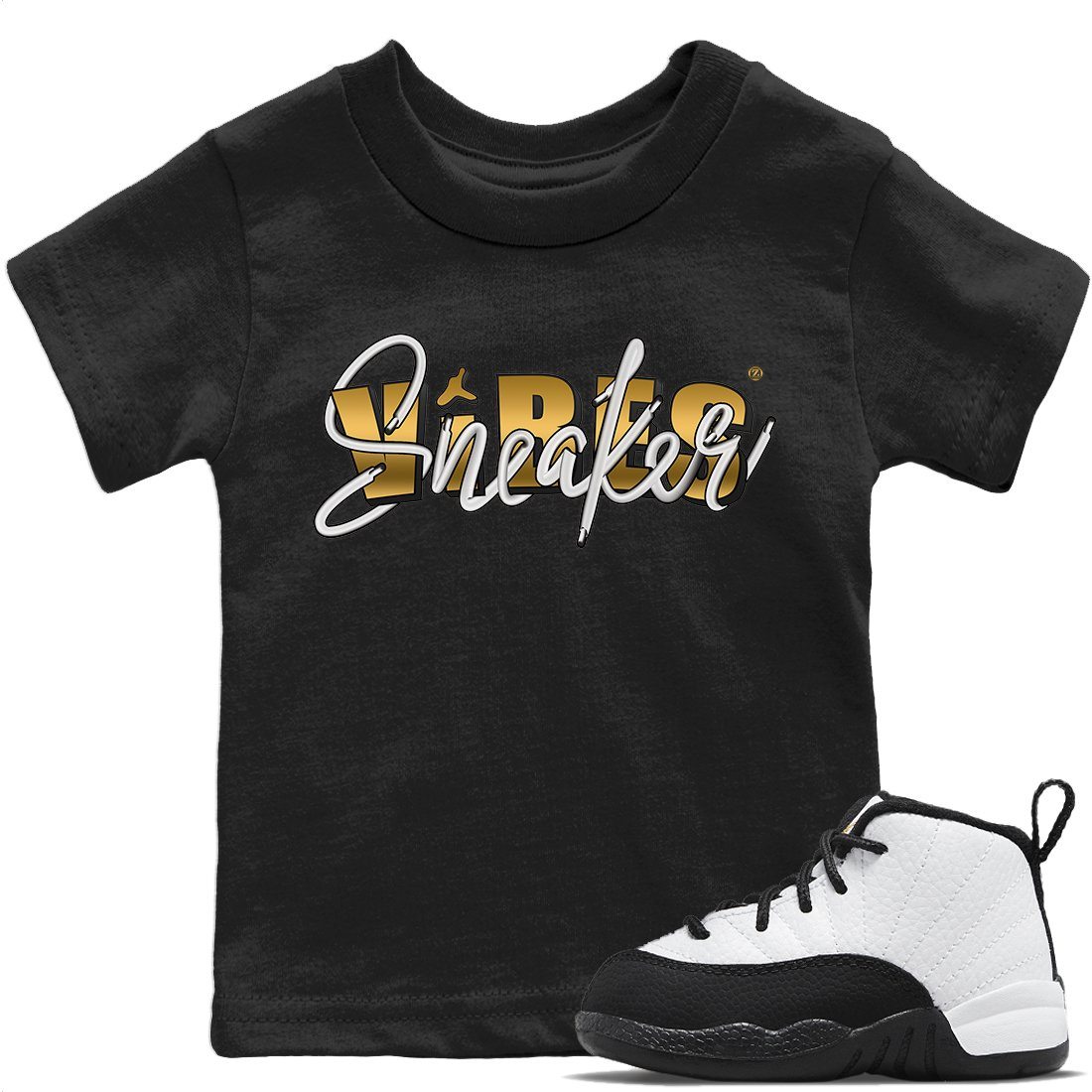 Jordan 12 Royalty Sneaker Matching T-Shirt Sneaker Vibes Sneaker Tees Jordan 12 Royalty Sneaker Release Tees Kids Shirts
