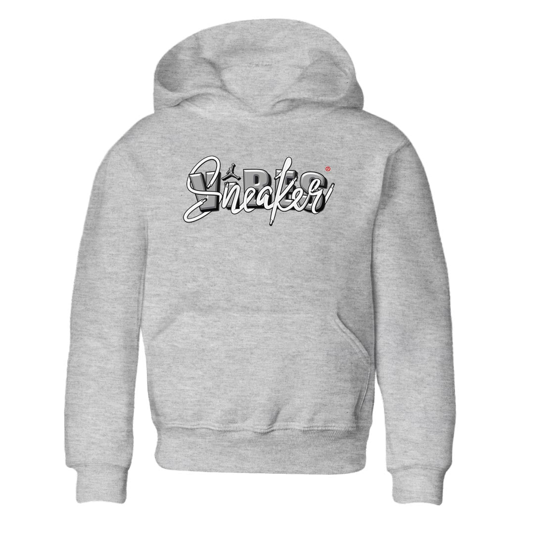 AJ13 Wolf Grey Sneaker Match Tees Sneaker Vibes Streetwear Sneaker Shirt Air Jordan 13 Wolf Grey Drip Gear Zone Sneaker Matching Clothing Kids Shirts Heather Grey 2