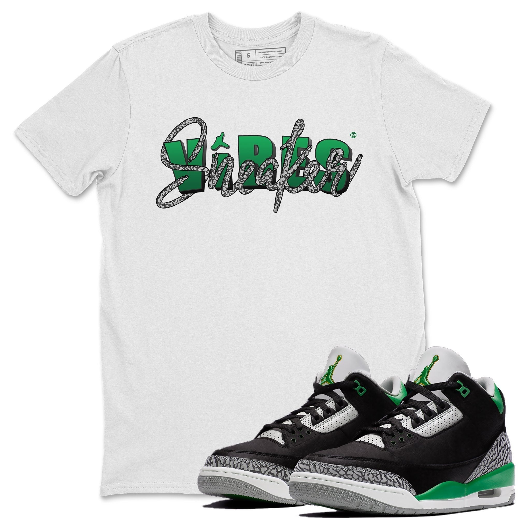 Jordan 3 Pine Green Shirt To Match Jordans Sneaker Vibes Sneaker Tees Jordan 3 Pine Green Drip Gear Zone Sneaker Matching Clothing Unisex Shirts