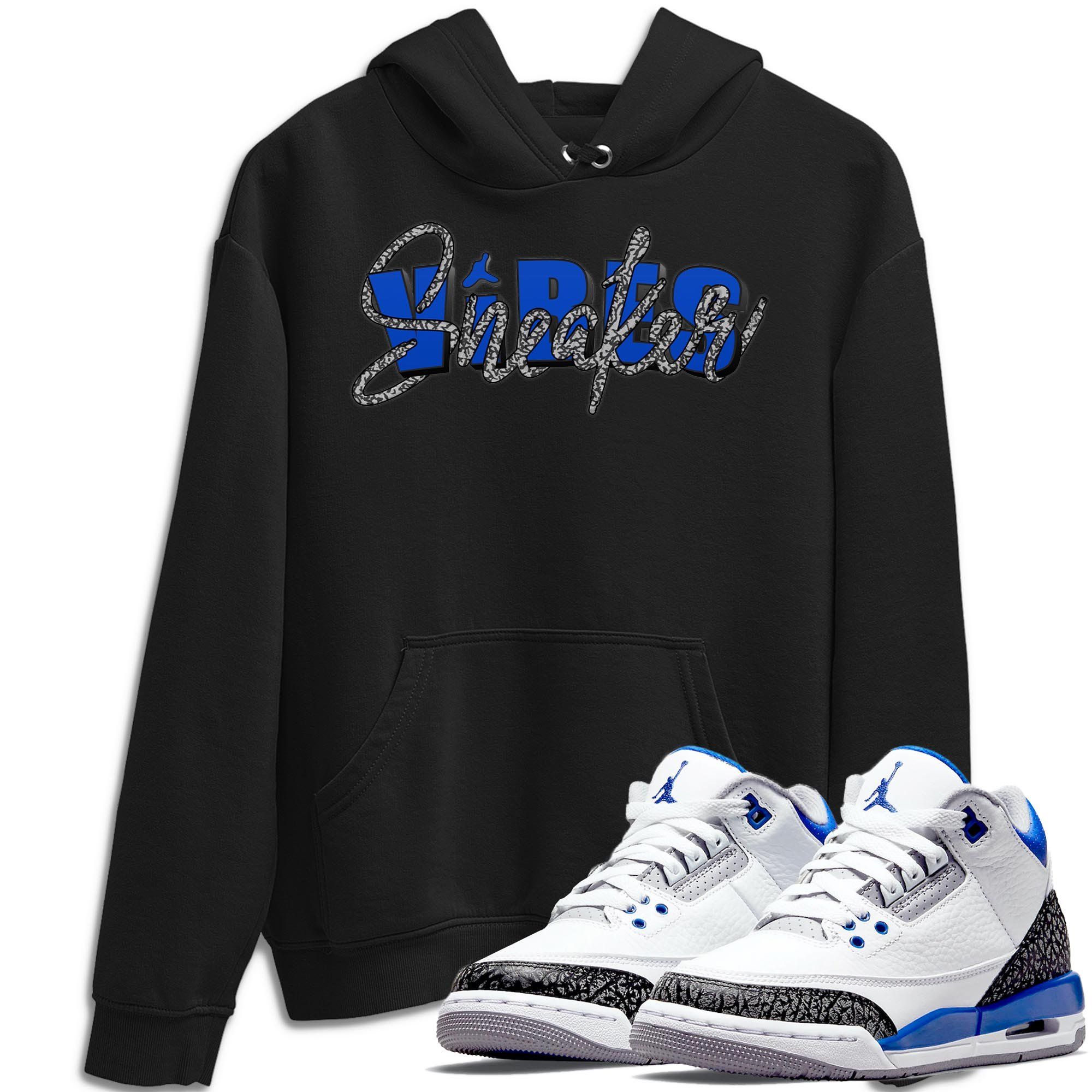 Jordan 3 Racer Blue Shirt To Match Jordans Sneaker Vibes Sneaker Tees Jordan 3 Racer Blue Drip Gear Zone Sneaker Matching Clothing Unisex Shirts