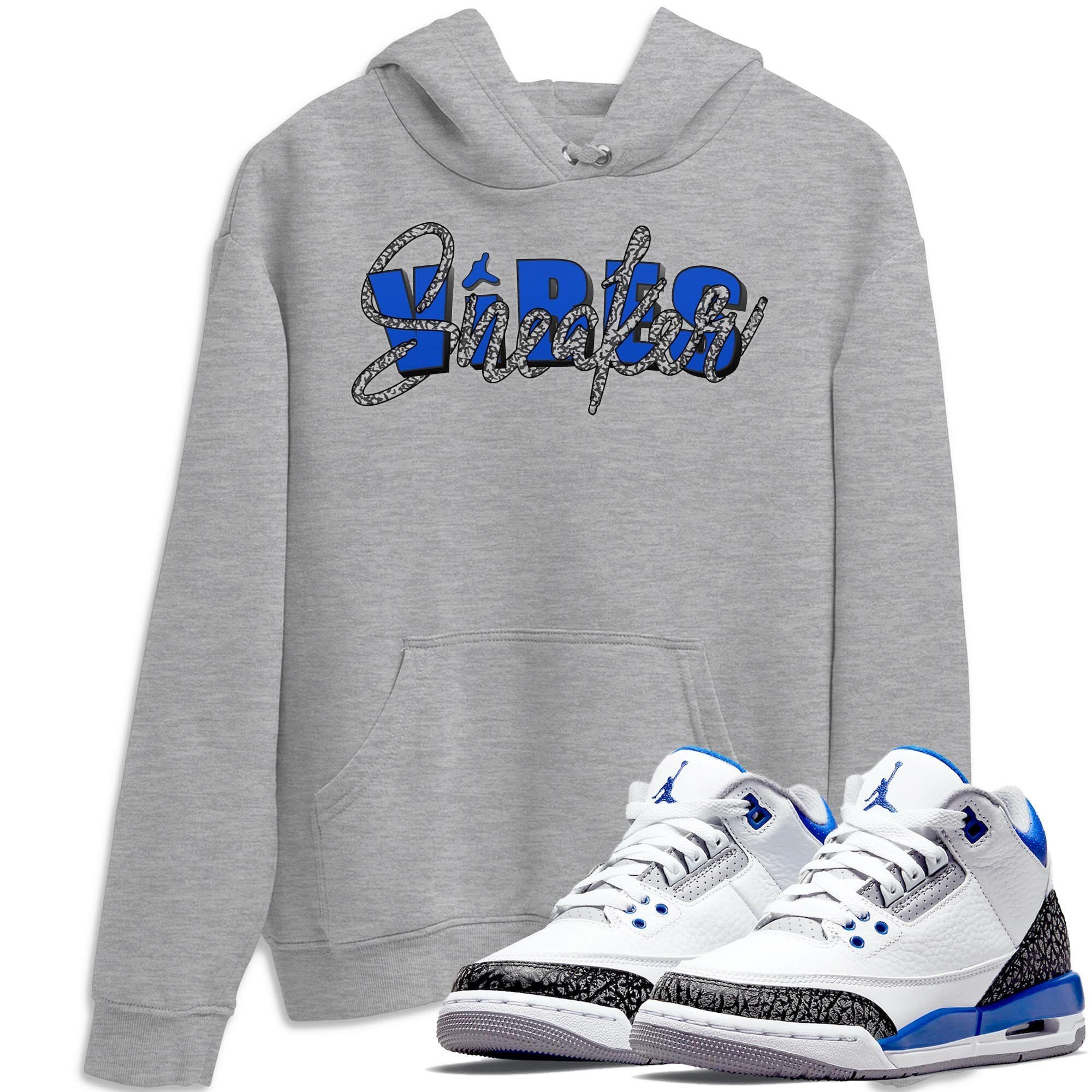 Jordan 3 Racer Blue Shirt To Match Jordans Sneaker Vibes Sneaker Tees Jordan 3 Racer Blue Drip Gear Zone Sneaker Matching Clothing Unisex Shirts