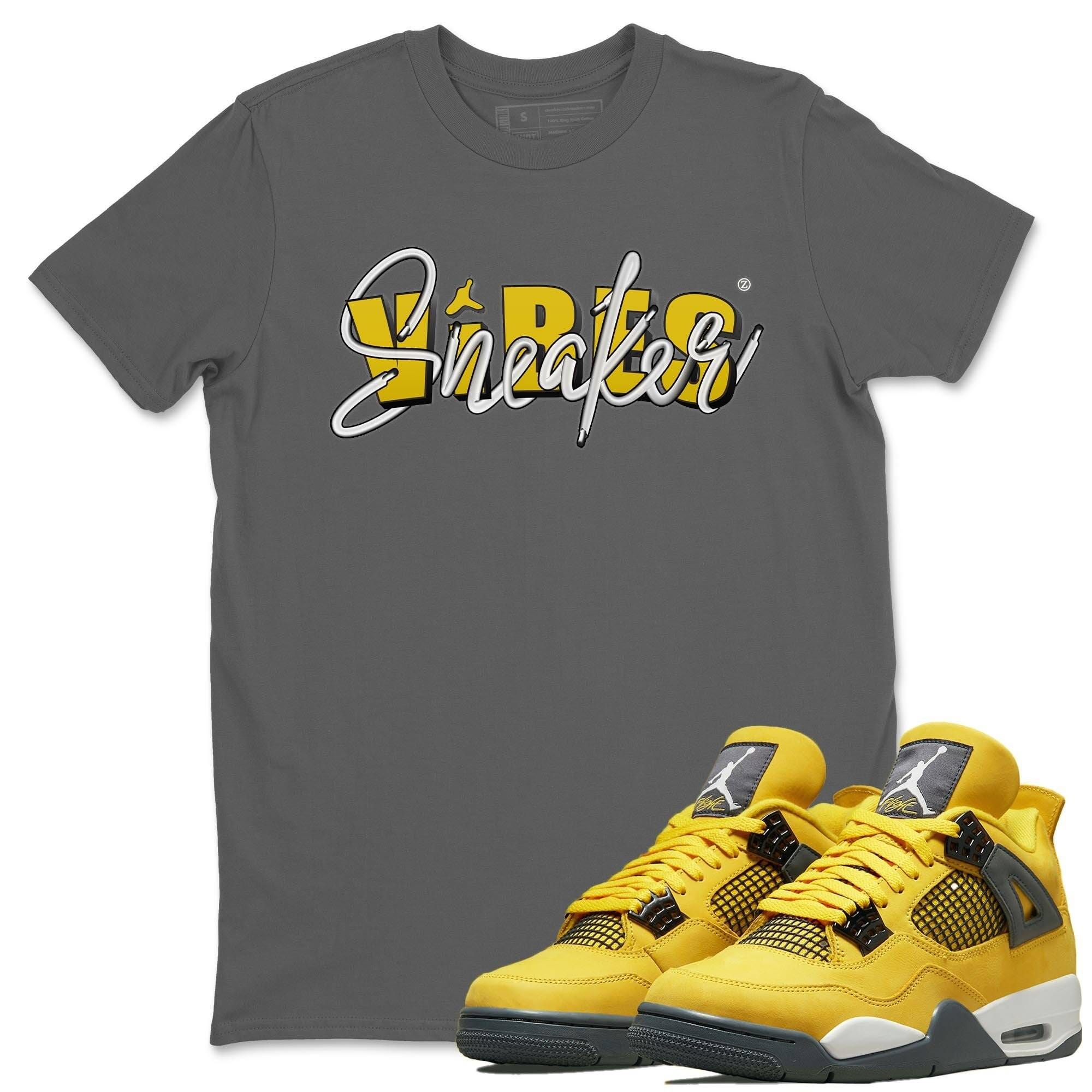 Jordan 4 Lightning Shirt To Match Jordans Sneaker Vibes Sneaker Tees Jordan 4 Lightning Drip Gear Zone Sneaker Matching Clothing Unisex Shirts