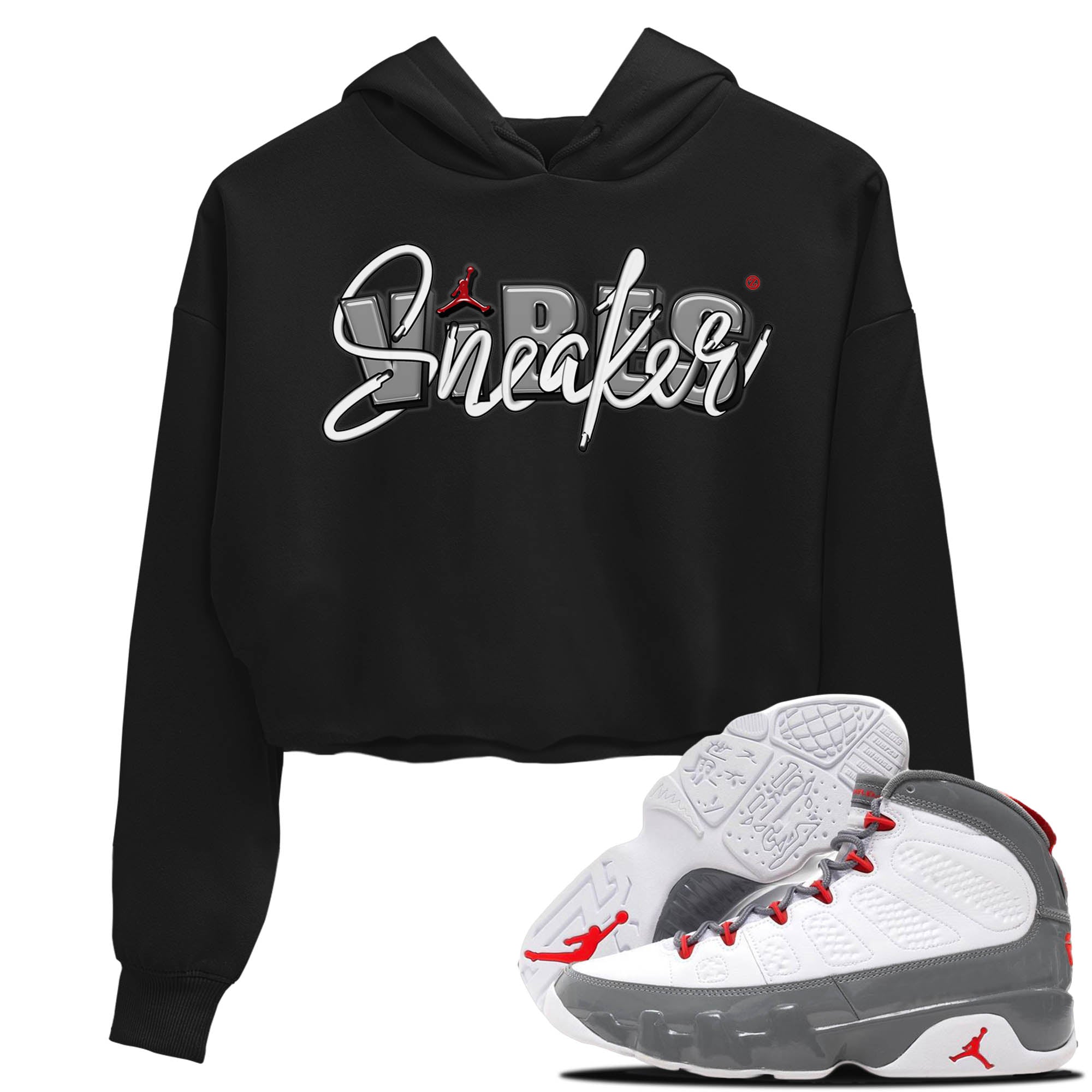 Jordan 9 Fire Red Shirt To Match Jordans Sneaker Vibes Sneaker Tees Jordan 9 Fire Red Drip Gear Zone Sneaker Matching Clothing Women's Shirts
