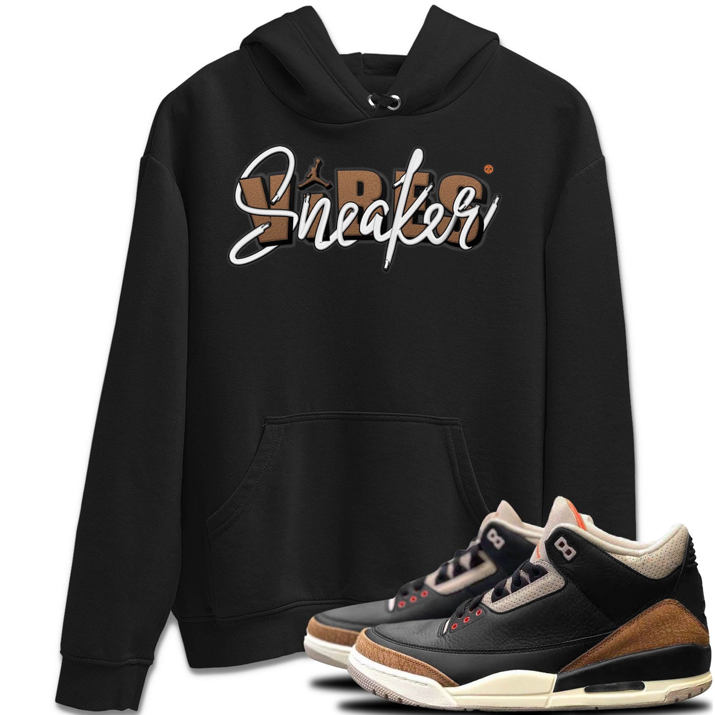 Jordan 3 Desert Elephant Sneaker Matching T-Shirt Sneaker Vibes Sneaker Tees Jordan 3 Desert Elephant Sneaker Release Tees Crew Neck Tees