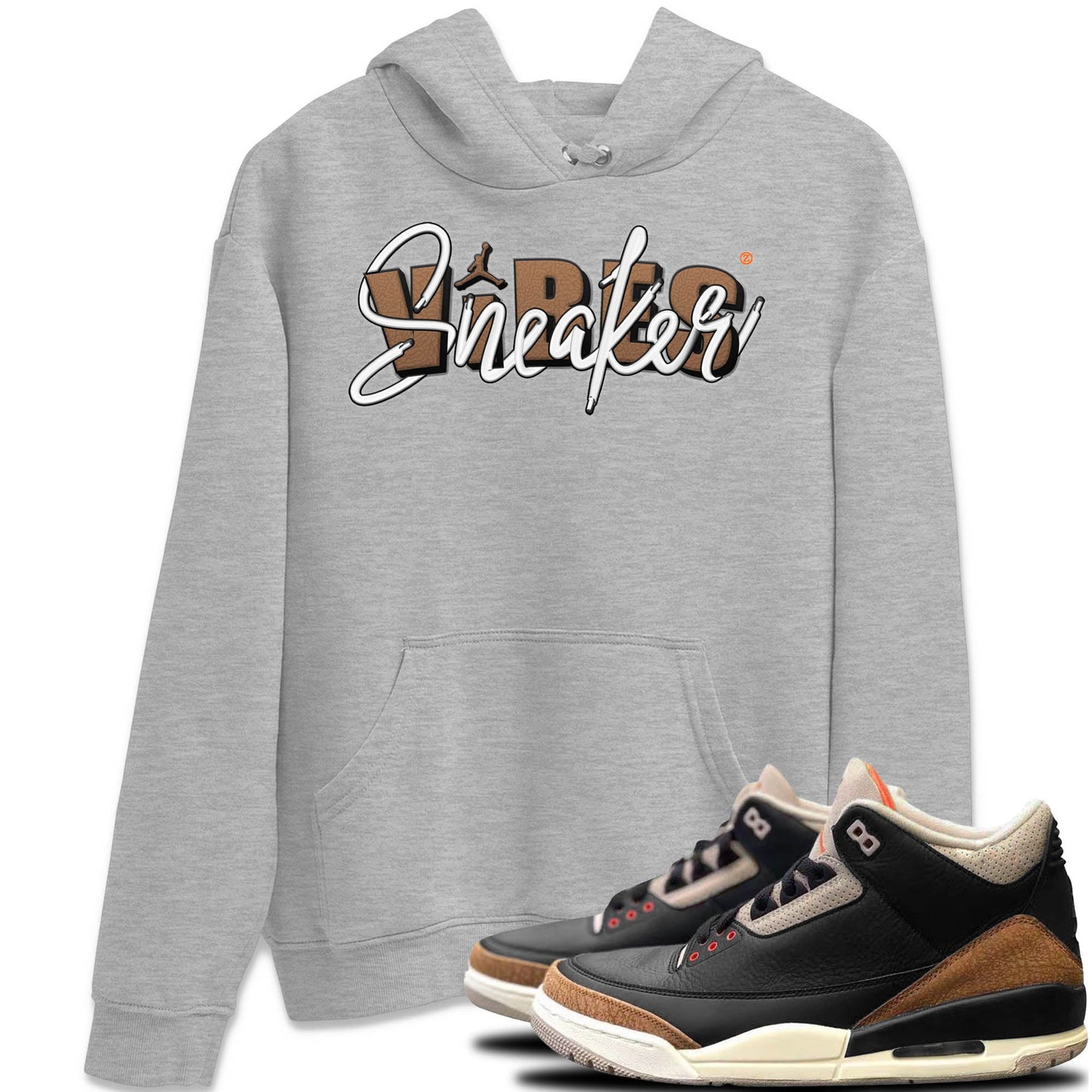 Jordan 3 Desert Elephant Sneaker Matching T-Shirt Sneaker Vibes Sneaker Tees Jordan 3 Desert Elephant Sneaker Release Tees Crew Neck Tees