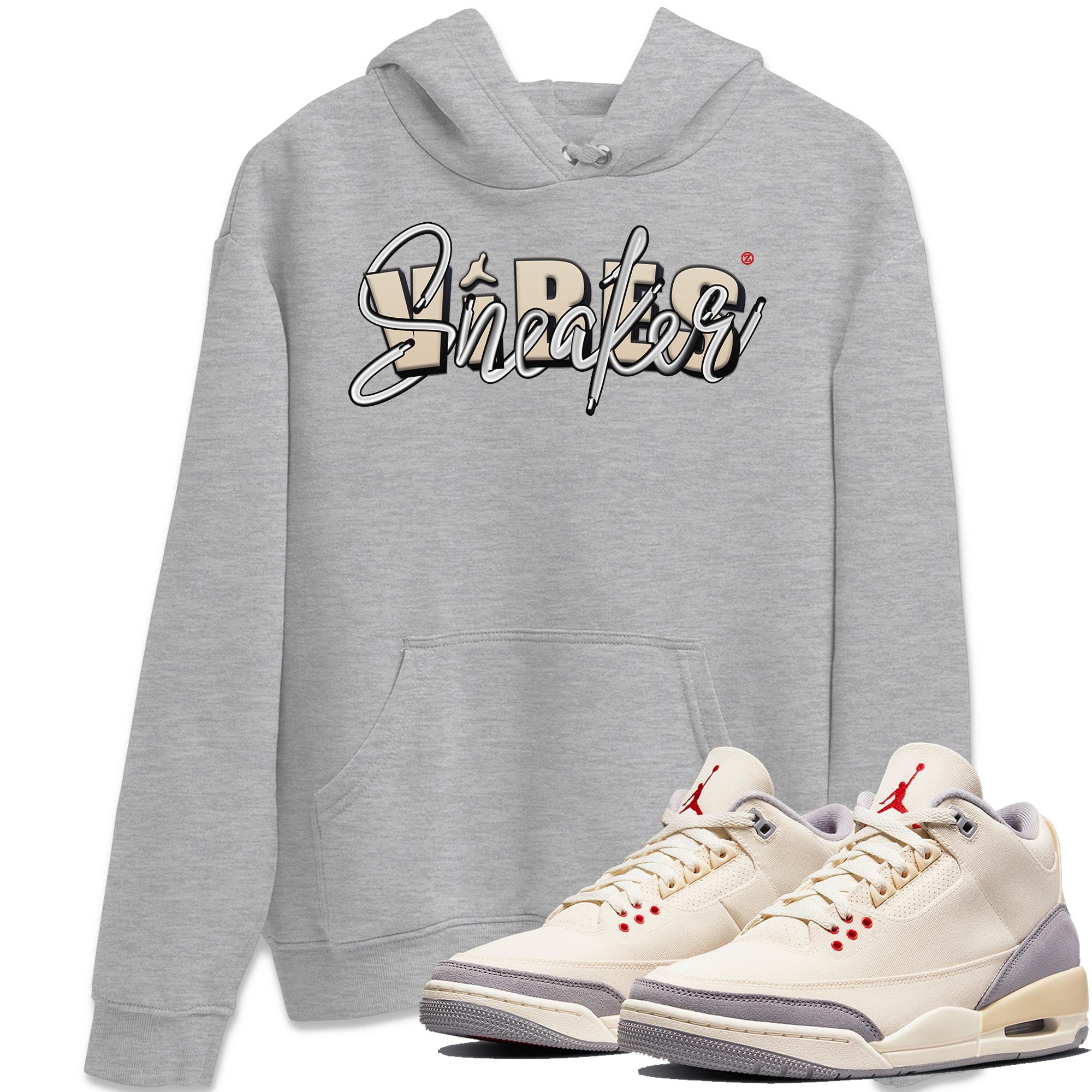 Jordan 3 Muslin Shirt To Match Jordans Sneaker Vibes Sneaker Tees Jordan 3 Muslin Drip Gear Zone Sneaker Matching Clothing Unisex Shirts