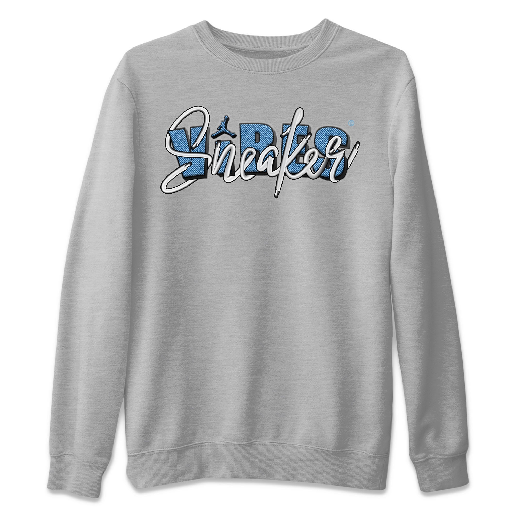 Jordan 1 Denim Sneaker Matching T-Shirt Sneaker Vibes Sneaker Tees Jordan 1 Denim Sneaker Release Tees Crew Neck Tees