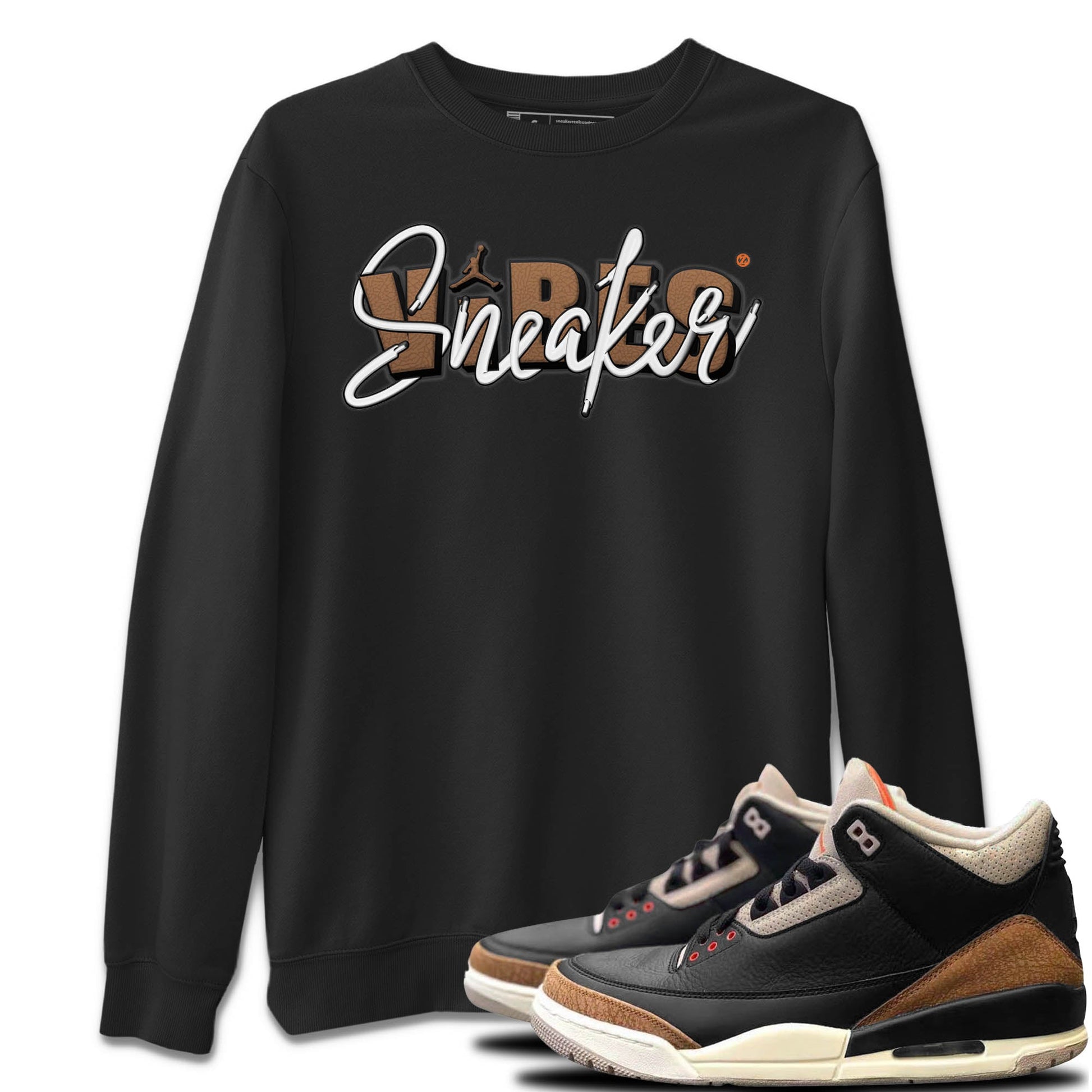 Jordan 3 Desert Elephant Sneaker Matching T-Shirt Sneaker Vibes Sneaker Tees Jordan 3 Desert Elephant Sneaker Release Tees Crew Neck Tees