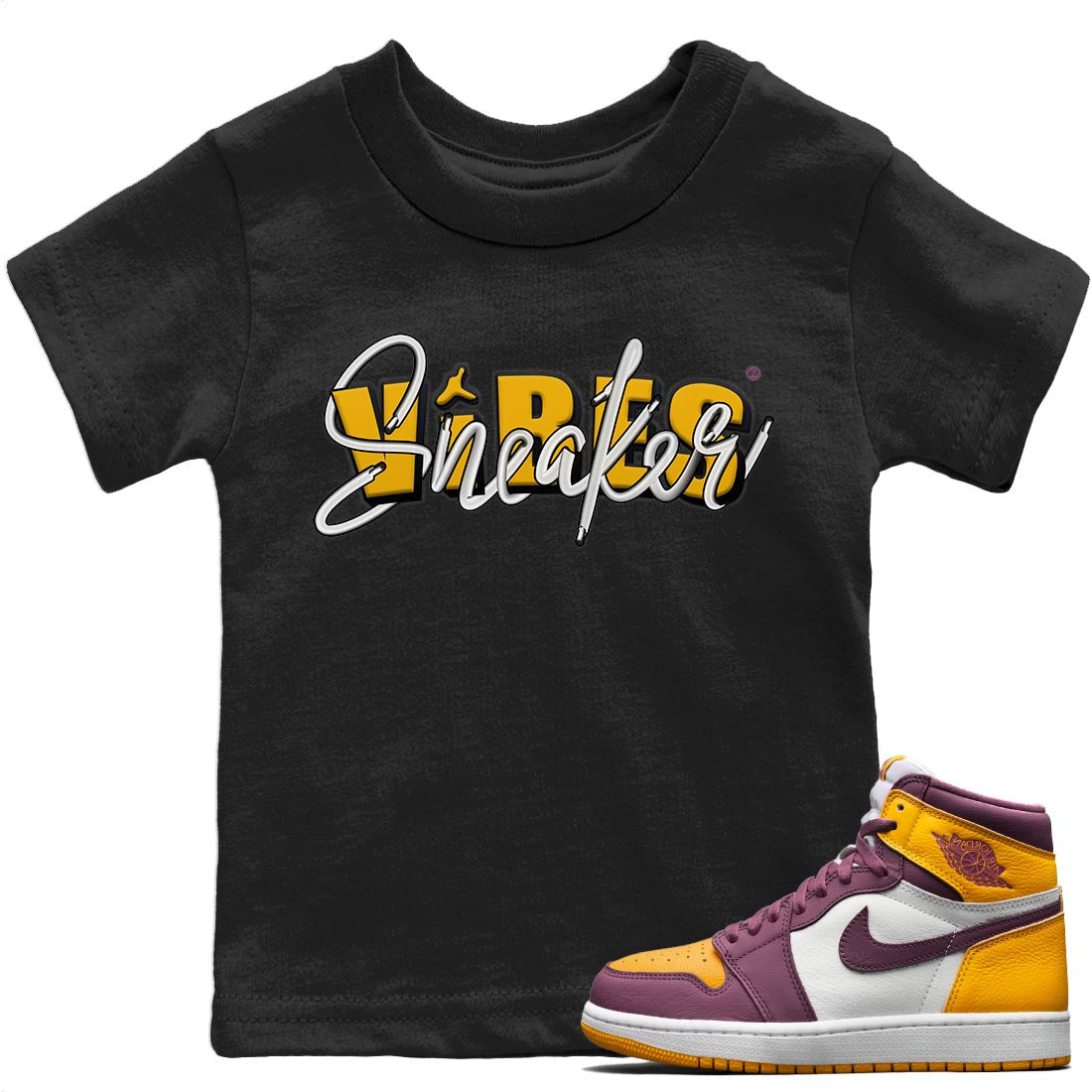 Jordan 1 Brotherhood Sneaker Matching T-Shirt Sneaker Vibes Sneaker Tees Jordan 1 Brotherhood Sneaker Release Tees Kids Shirts
