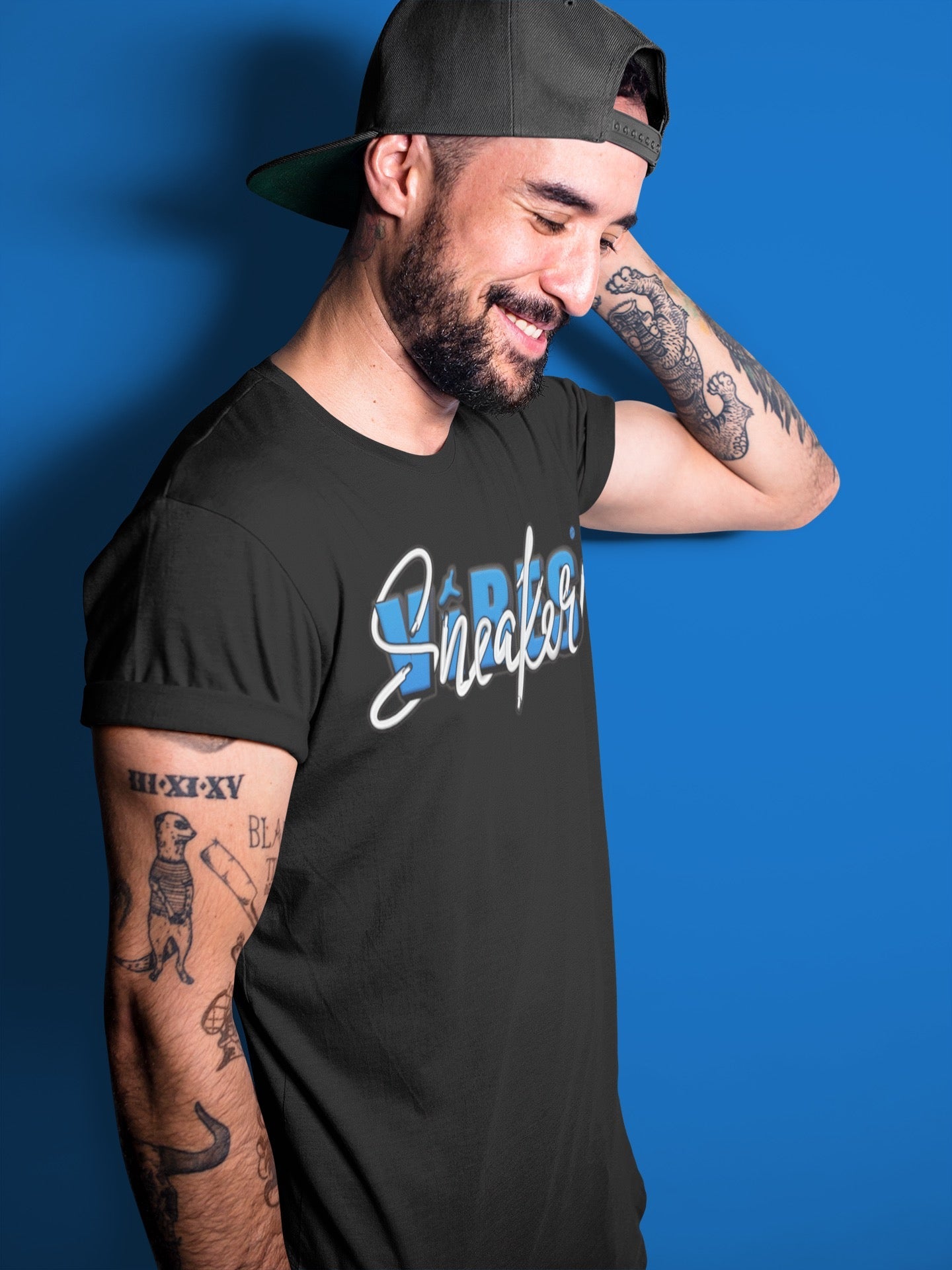 Jordan 1 Dark Marina Blue Sneaker Matching T-Shirt Sneaker Vibes Sneaker Tees Jordan 1 Dark Marina Blue Sneaker Release Tees Crew Neck Tees