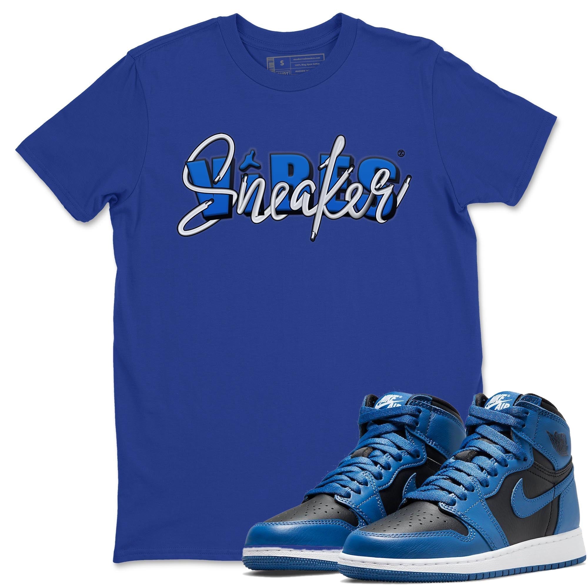 Jordan 1 Dark Marina Blue Sneaker Matching T-Shirt Sneaker Vibes Sneaker Tees Jordan 1 Dark Marina Blue Sneaker Release Tees Crew Neck Tees