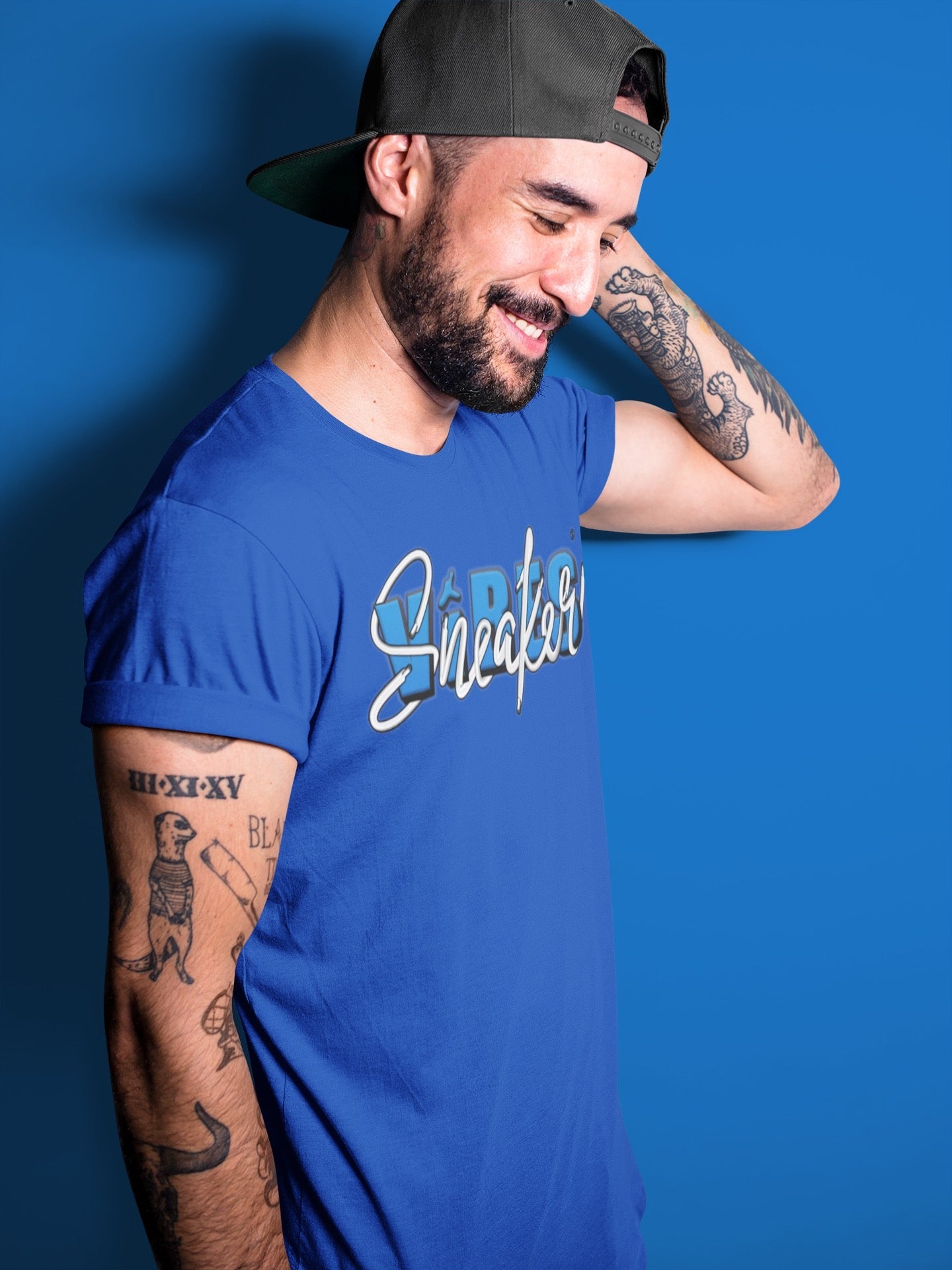 Jordan 1 Dark Marina Blue Sneaker Matching T-Shirt Sneaker Vibes Sneaker Tees Jordan 1 Dark Marina Blue Sneaker Release Tees Crew Neck Tees