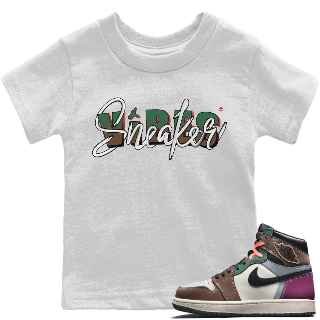 Jordan 1 Hand Crafted Sneaker Matching T-Shirt Sneaker Vibes Sneaker Tees Jordan 1 Hand Crafted Sneaker Release Tees Kids Shirts