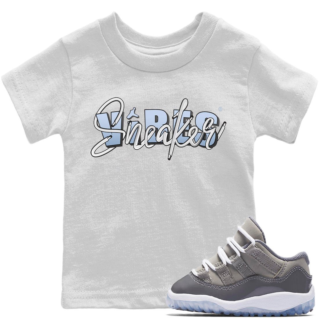 Jordan 11 Cool Grey Sneaker Matching T-Shirt Sneaker Vibes Sneaker Tees Jordan 11 Cool Grey Sneaker Release Tees Kids Shirts