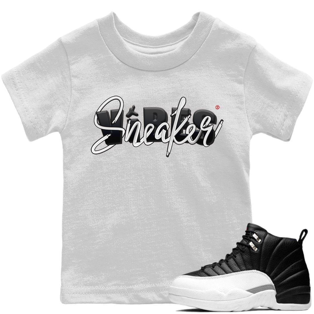 Jordan 12 Playoffs Sneaker Matching T-Shirt Sneaker Vibes Sneaker Tees Jordan 12 Playoffs Sneaker Release Tees Kids Shirts