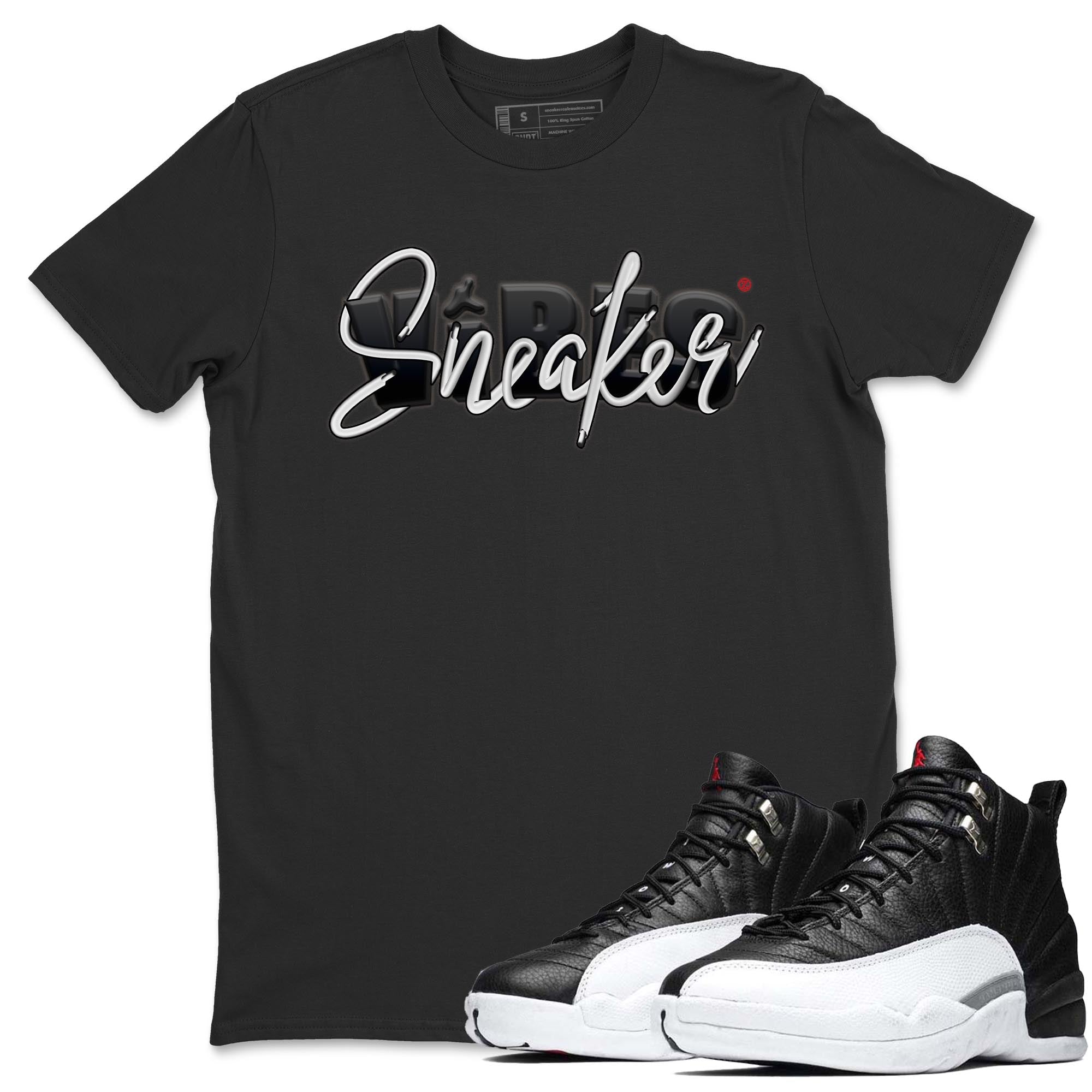 Jordan 12 Playoffs Shirt To Match Jordans Sneaker Vibes Sneaker Tees Jordan 12 Playoffs Drip Gear Zone Sneaker Matching Clothing Unisex Shirts
