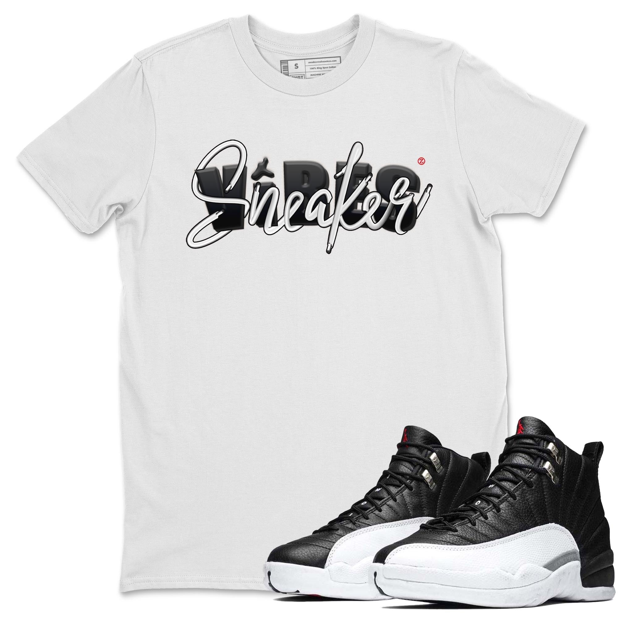 Jordan 12 Playoffs Shirt To Match Jordans Sneaker Vibes Sneaker Tees Jordan 12 Playoffs Drip Gear Zone Sneaker Matching Clothing Unisex Shirts