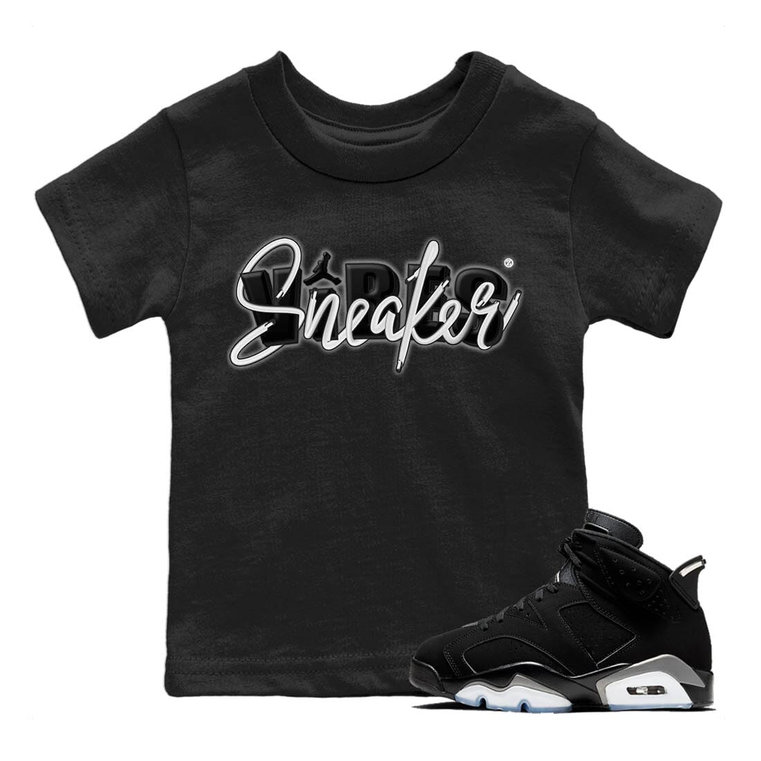 Jordan 6 Chrome Sneaker Matching T-Shirt Sneaker Vibes Sneaker Tees Jordan 6 Chrome Sneaker Release Tees Kids Shirts