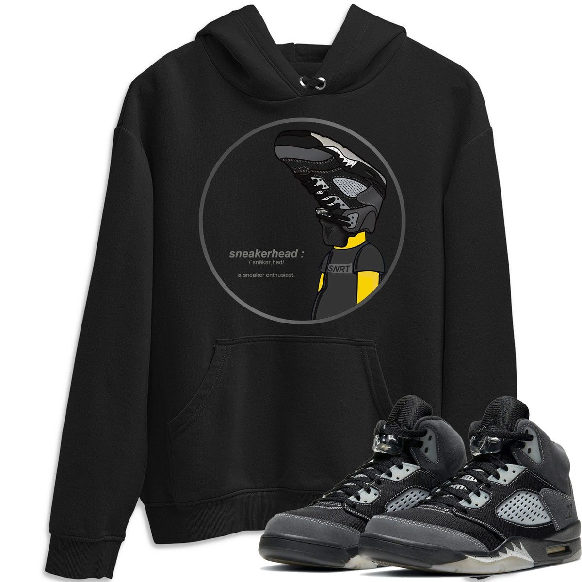 Jordan 5 Anthracite Shirt To Match Jordans Sneakerhead Sneaker Tees Jordan 5 Anthracite Drip Gear Zone Sneaker Matching Clothing Unisex Shirts