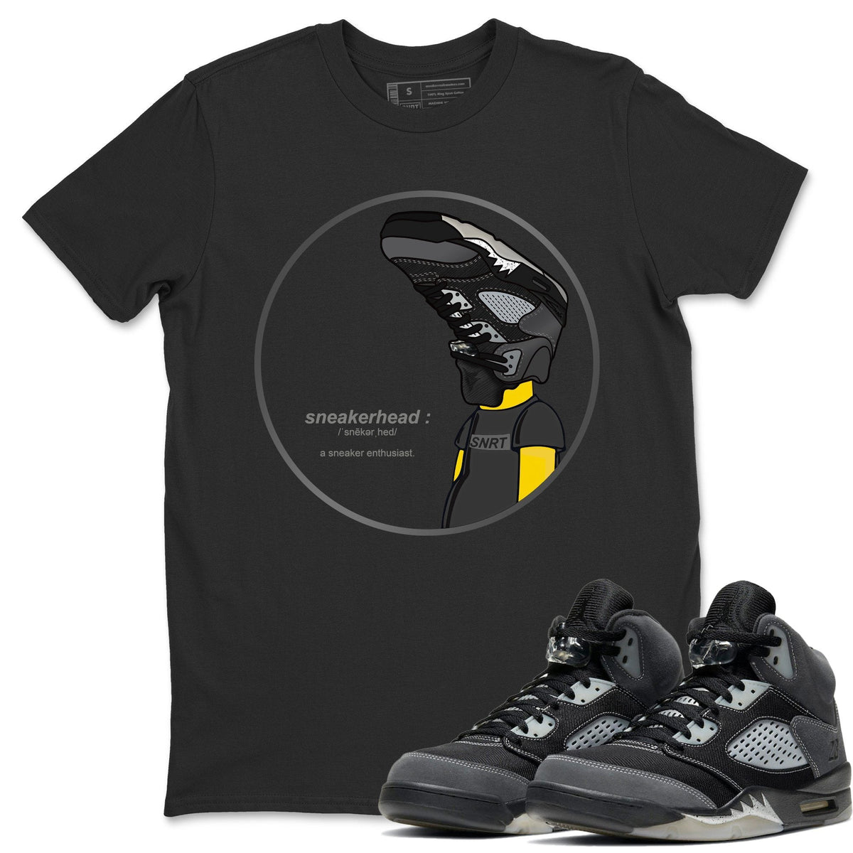 Jordan 5 Anthracite Shirt To Match Jordans Sneakerhead Sneaker Tees Jordan 5 Anthracite Drip Gear Zone Sneaker Matching Clothing Unisex Shirts