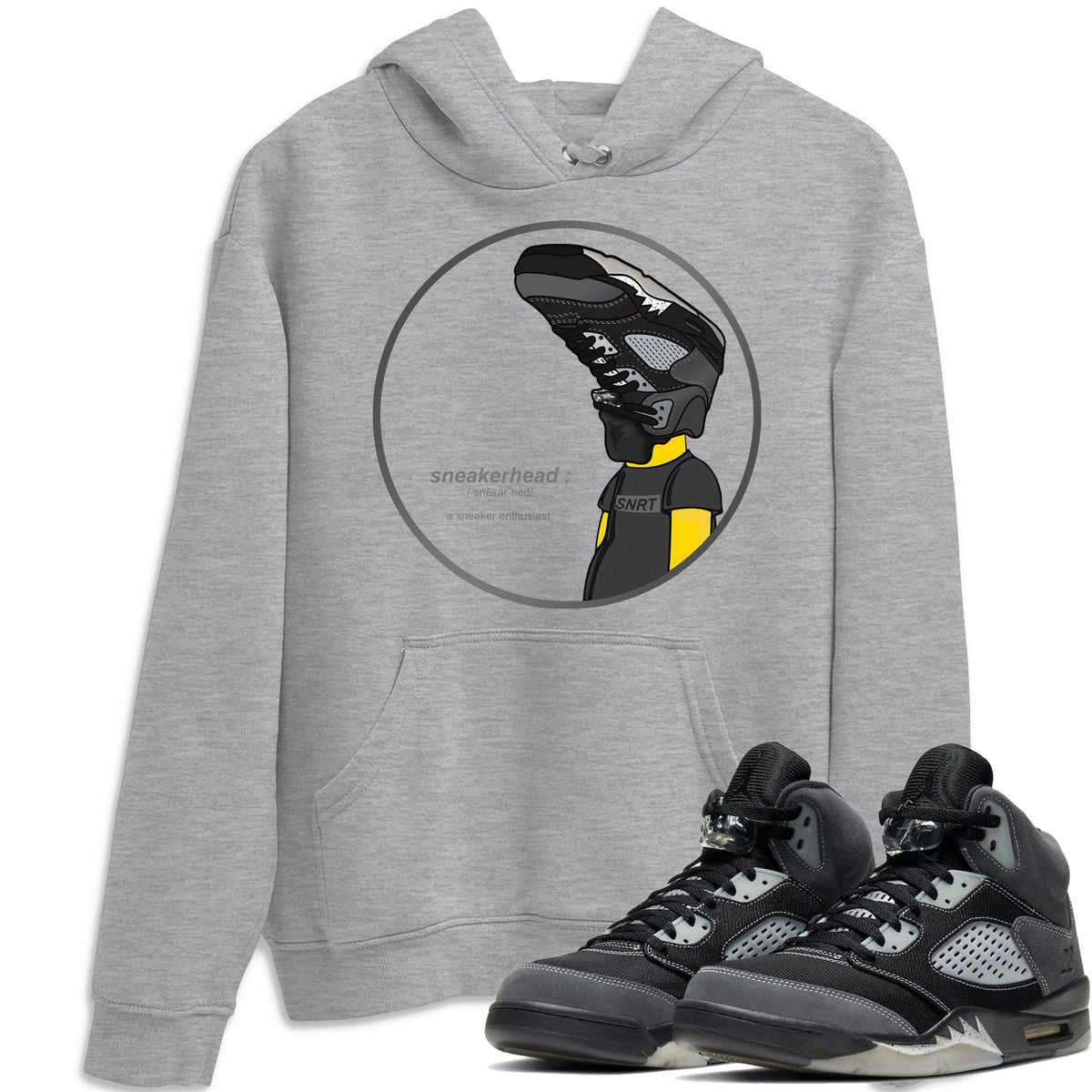Jordan 5 Anthracite Shirt To Match Jordans Sneakerhead Sneaker Tees Jordan 5 Anthracite Drip Gear Zone Sneaker Matching Clothing Unisex Shirts