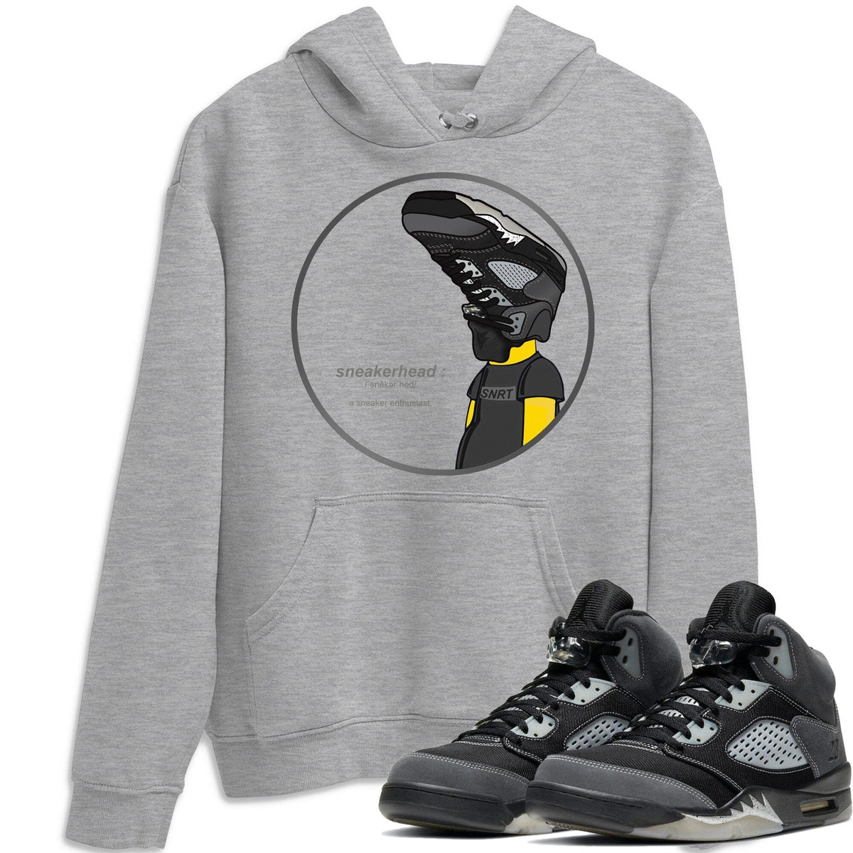 Jordan 5 Anthracite Shirt To Match Jordans Sneakerhead Sneaker Tees Jordan 5 Anthracite Drip Gear Zone Sneaker Matching Clothing Unisex Shirts