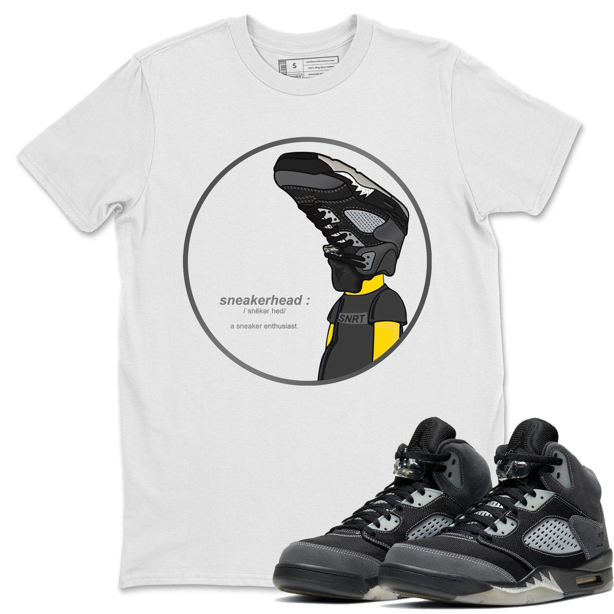Jordan 5 Anthracite Shirt To Match Jordans Sneakerhead Sneaker Tees Jordan 5 Anthracite Drip Gear Zone Sneaker Matching Clothing Unisex Shirts