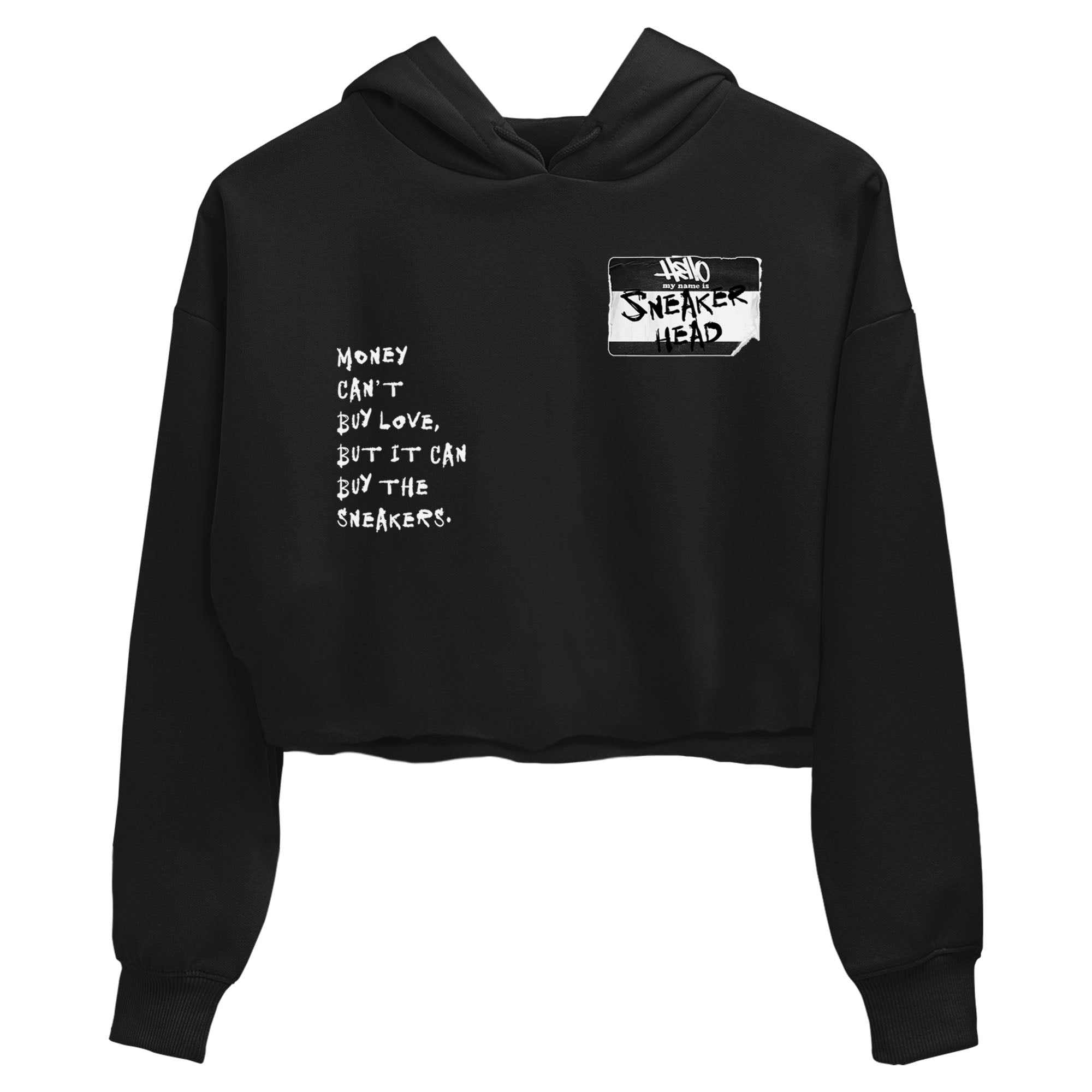 Air Jordan 1 High OG Black White shirt to match jordans streetwear brand Sneakerhead Badge sneaker tees Air Jordan 1 Black White Drip Gear Zone Black 2 crop length shirt