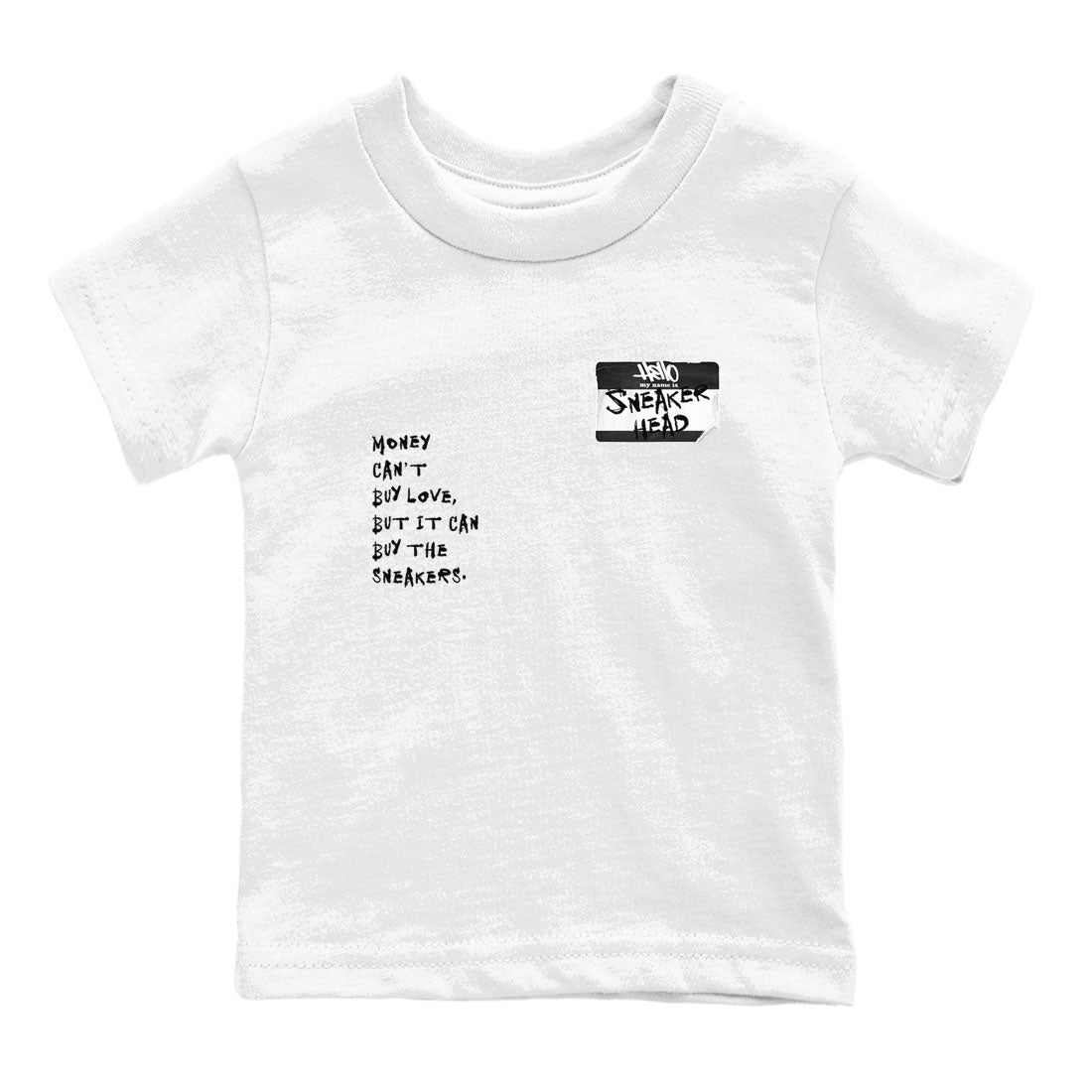 Air Jordan 1 High OG Black White shirt to match jordans streetwear brand Sneakerhead Badge sneaker tees Air Jordan 1 Black White Drip Gear Zone baby toddler White 2 cotton Shirt