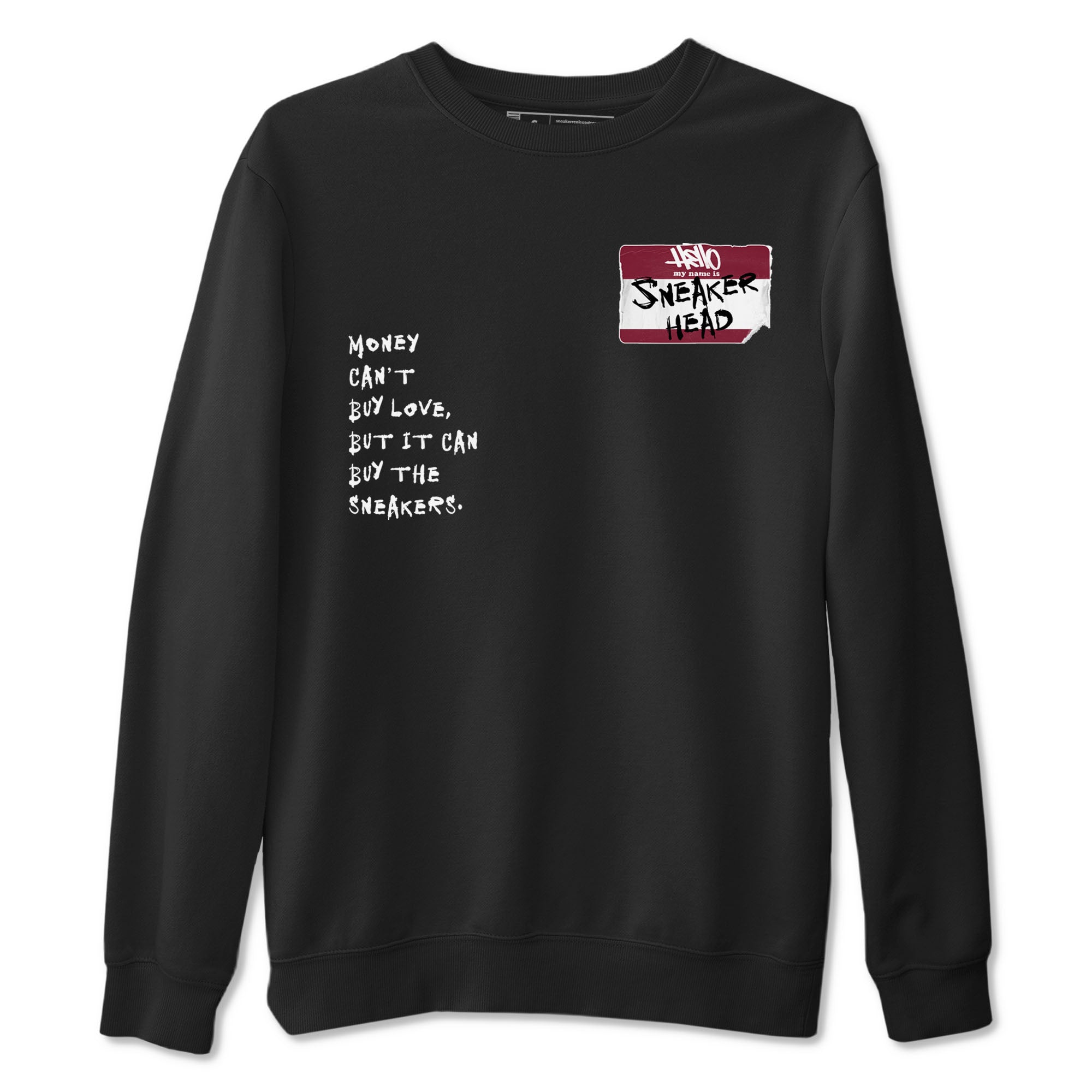1s Metallic Burgundy shirt to match jordans streetwear brand Sneakerhead Badge sneaker tees Air Jordan 1 Metallic Burgundy Drip Gear Zone unisex cotton Black 2 crew neck shirt