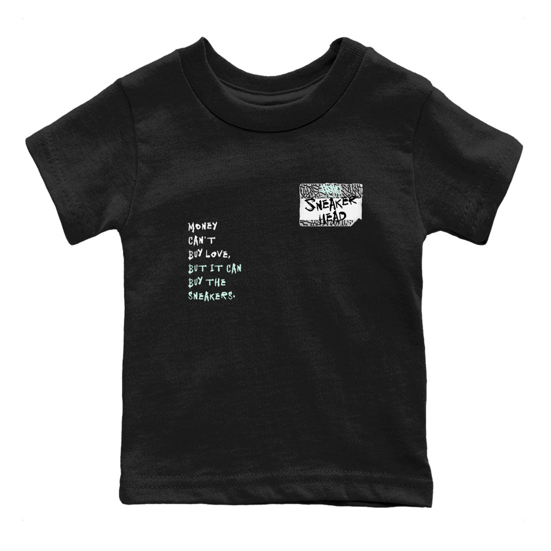 3s Green Glow shirt to match jordans Sneakerhead Badge sneaker tees Air Jordan 3 Green Glow Drip Gear Zone baby toddler Black 2 cotton Shirt