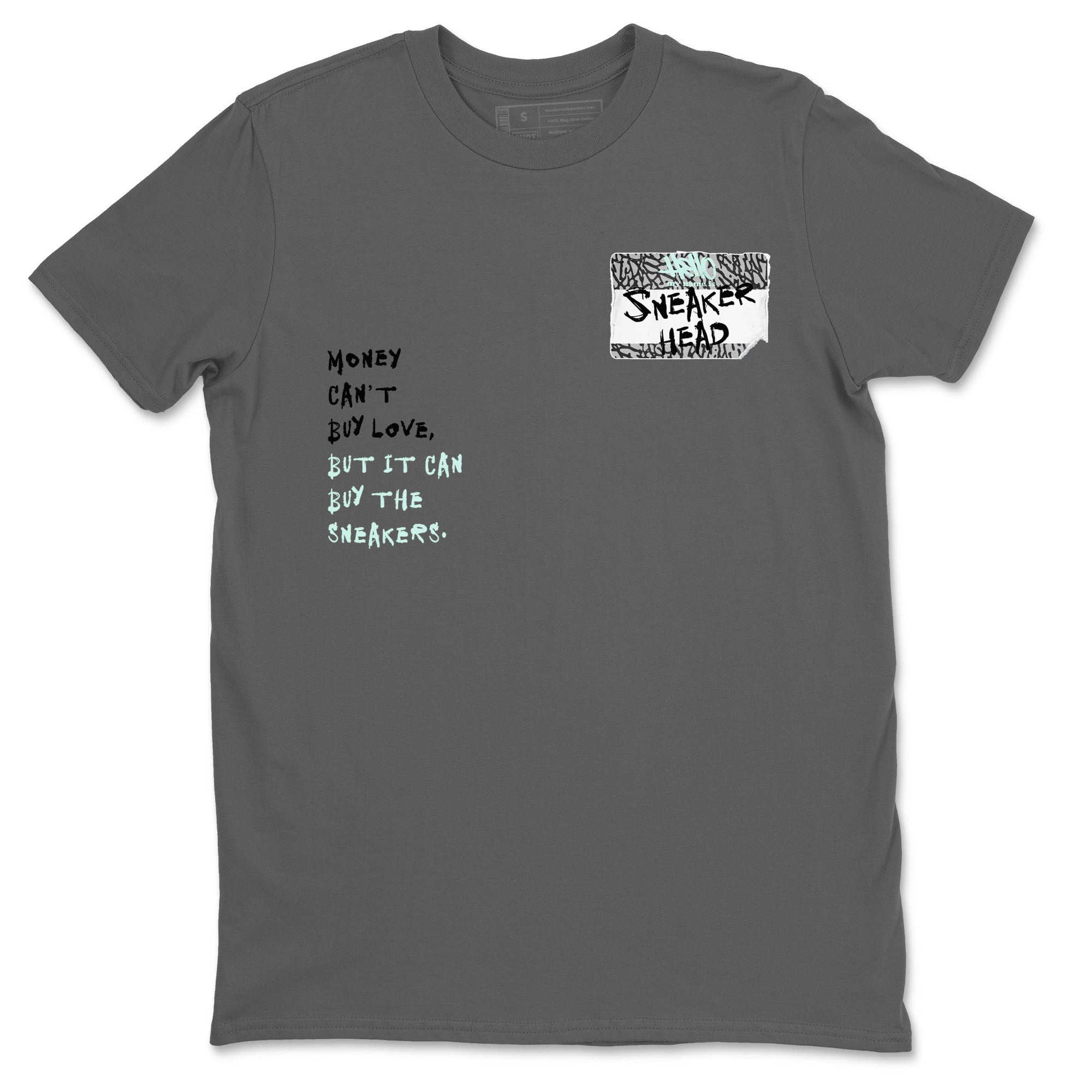 3s Green Glow shirt to match jordans Sneakerhead Badge sneaker tees Air Jordan 3 Green Glow Drip Gear Zone unisex cotton Cool Grey 2 crew neck shirt