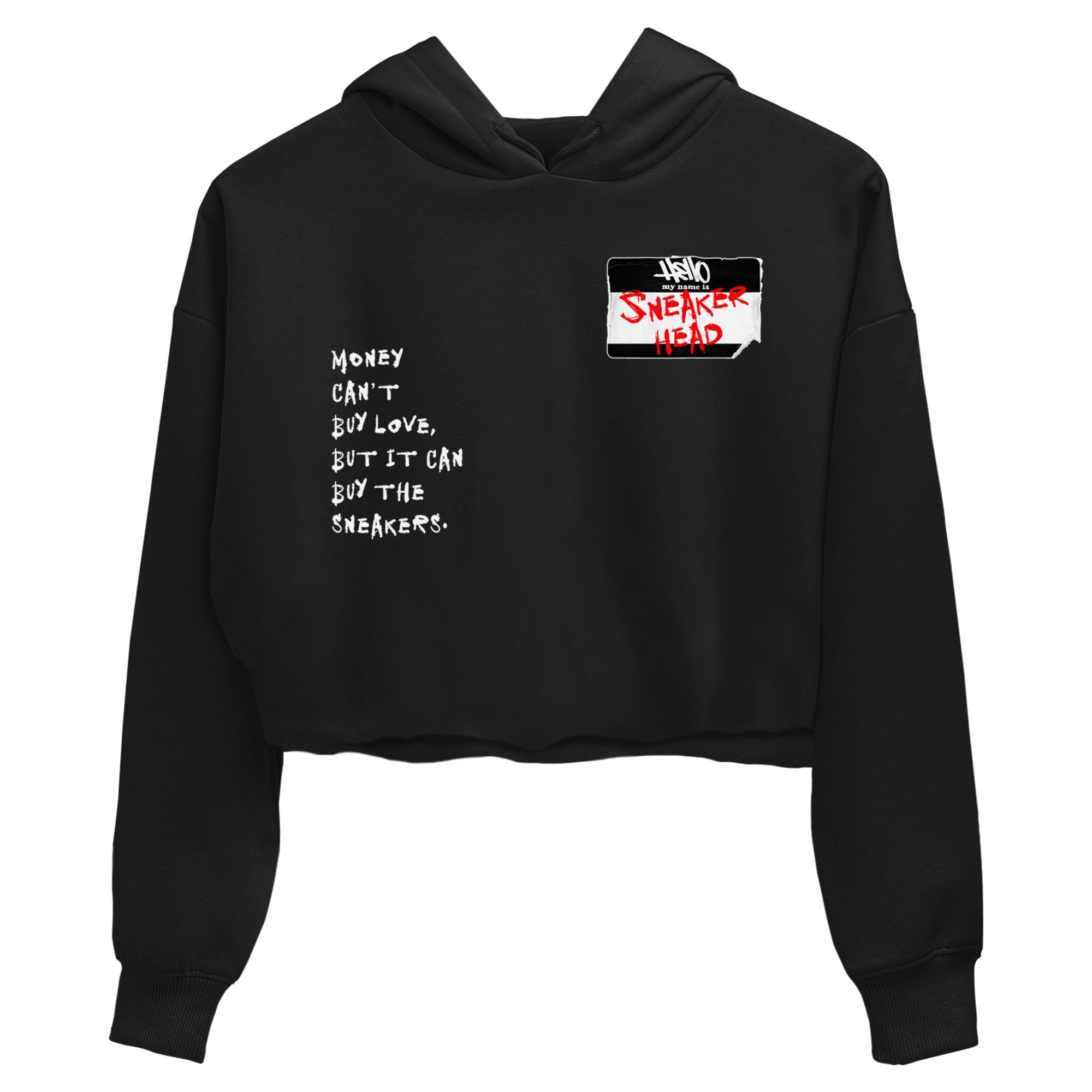 4s Bred Reimagined shirt to match jordans streetwear brand Sneakerhead Badge sneaker tees Air Jordan 4 Bred Reimagined Drip Gear Zone Black 2 crop length shirt