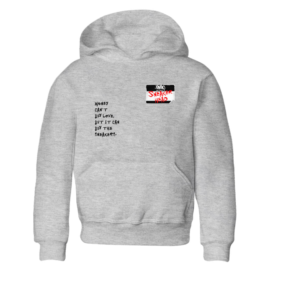 4s Bred Reimagined shirt to match jordans streetwear brand Sneakerhead Badge sneaker tees Air Jordan 4 Bred Reimagined Drip Gear Zone baby toddler Heather Grey 2 cotton Shirt