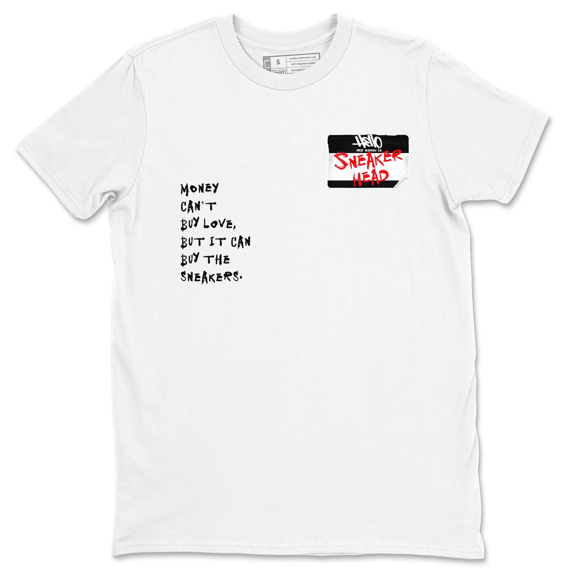 4s Bred Reimagined shirt to match jordans streetwear brand Sneakerhead Badge sneaker tees Air Jordan 4 Bred Reimagined Drip Gear Zone unisex cotton White 2 crew neck shirt