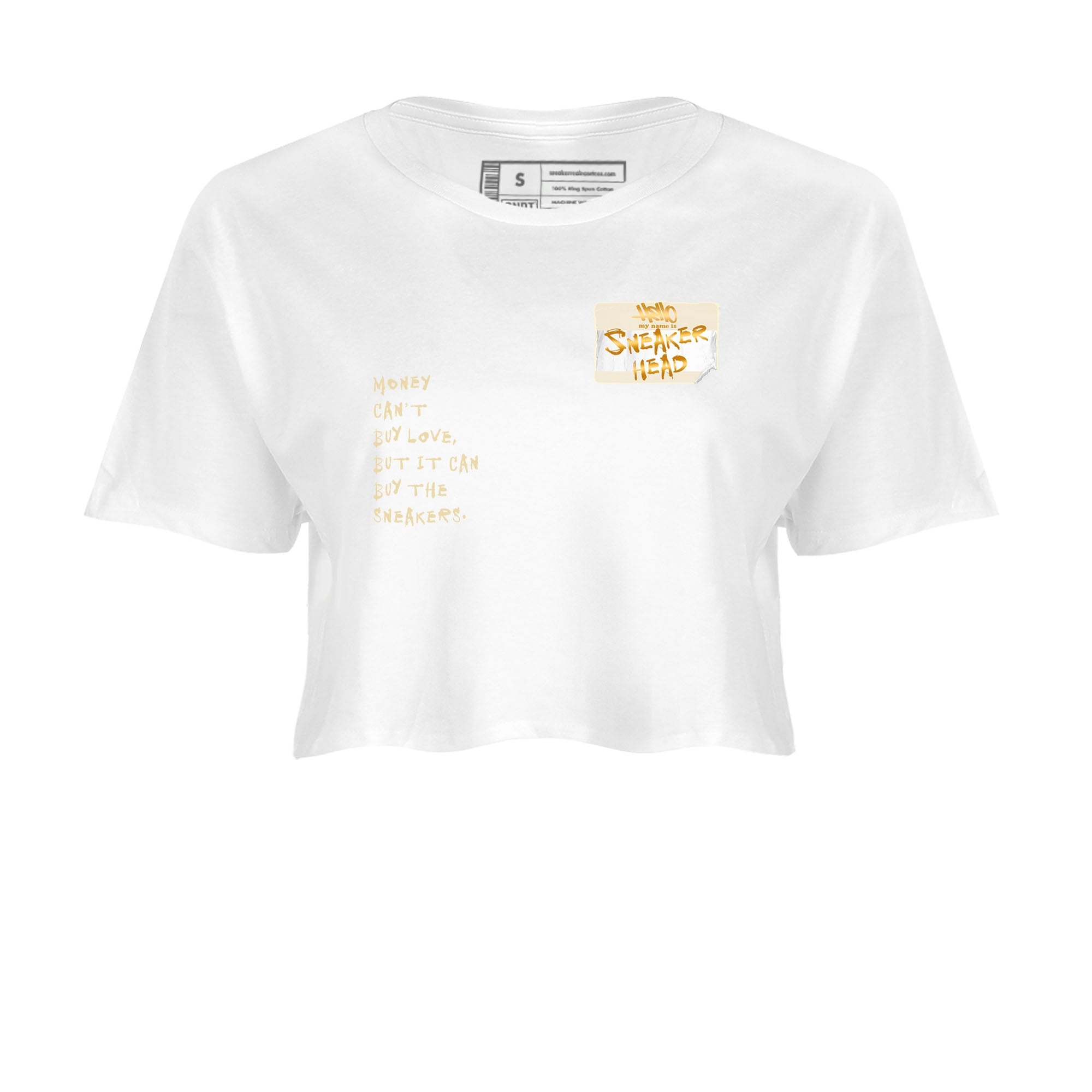 4 Sail shirt to match jordans Sneakerhead Badge sneaker tees Air Jordan 4 Sail Drip Gear Zone Streetwear White 2 crop length shirt